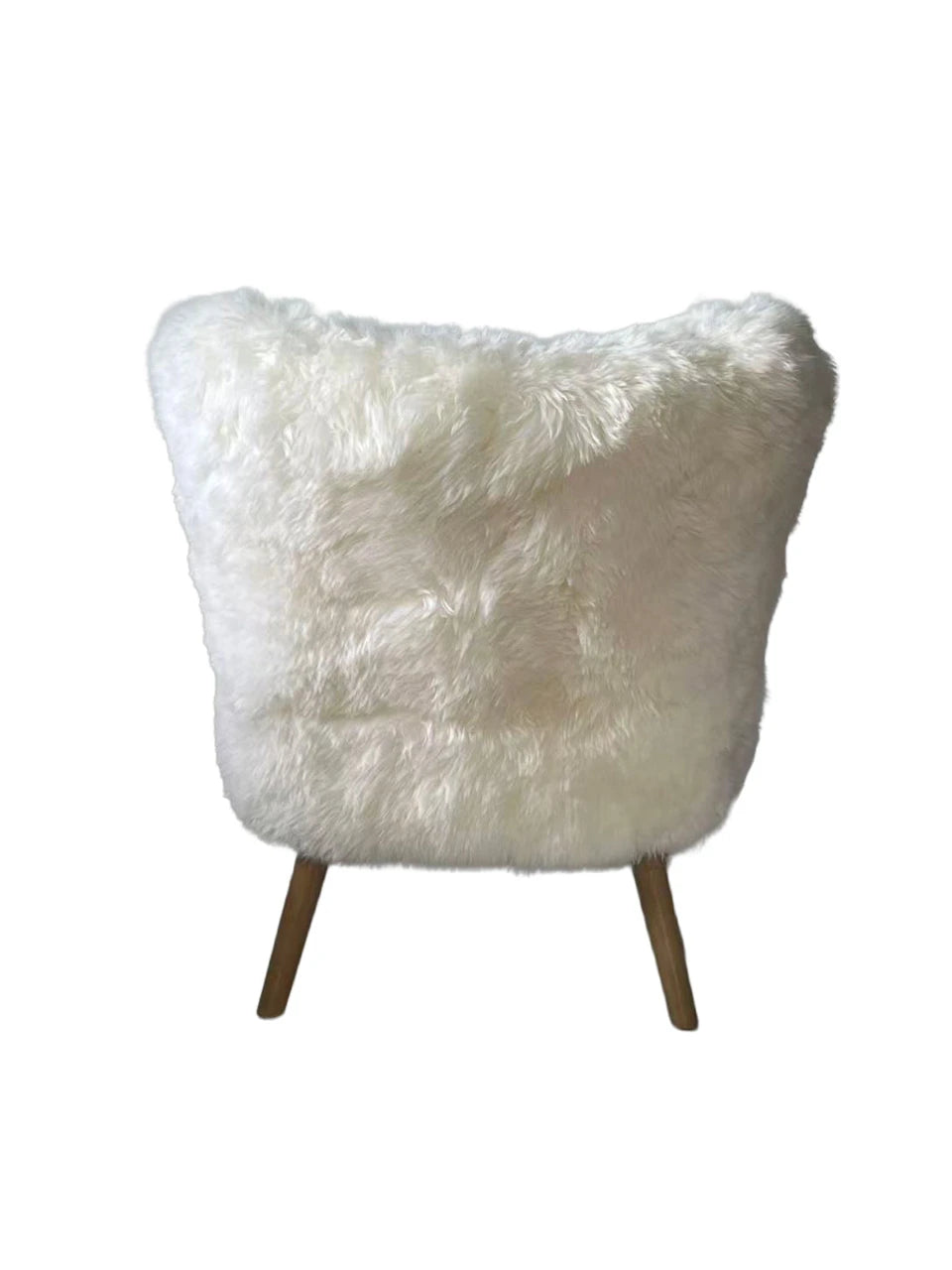 Genuine Longwool Accent Armchair