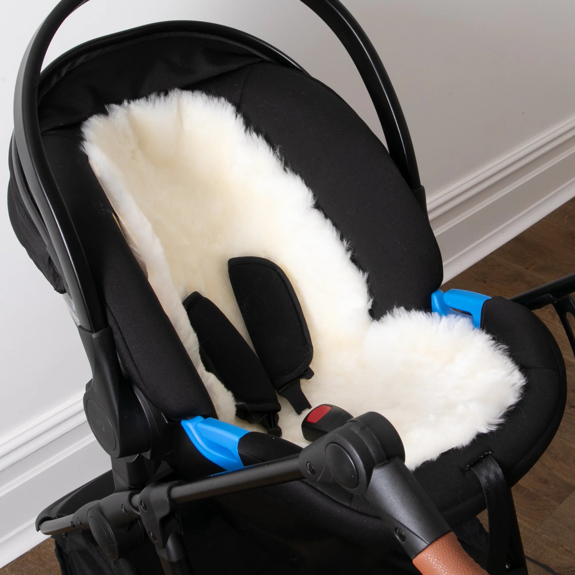 Baby Sheepskin Natural Ivory Pram Liner