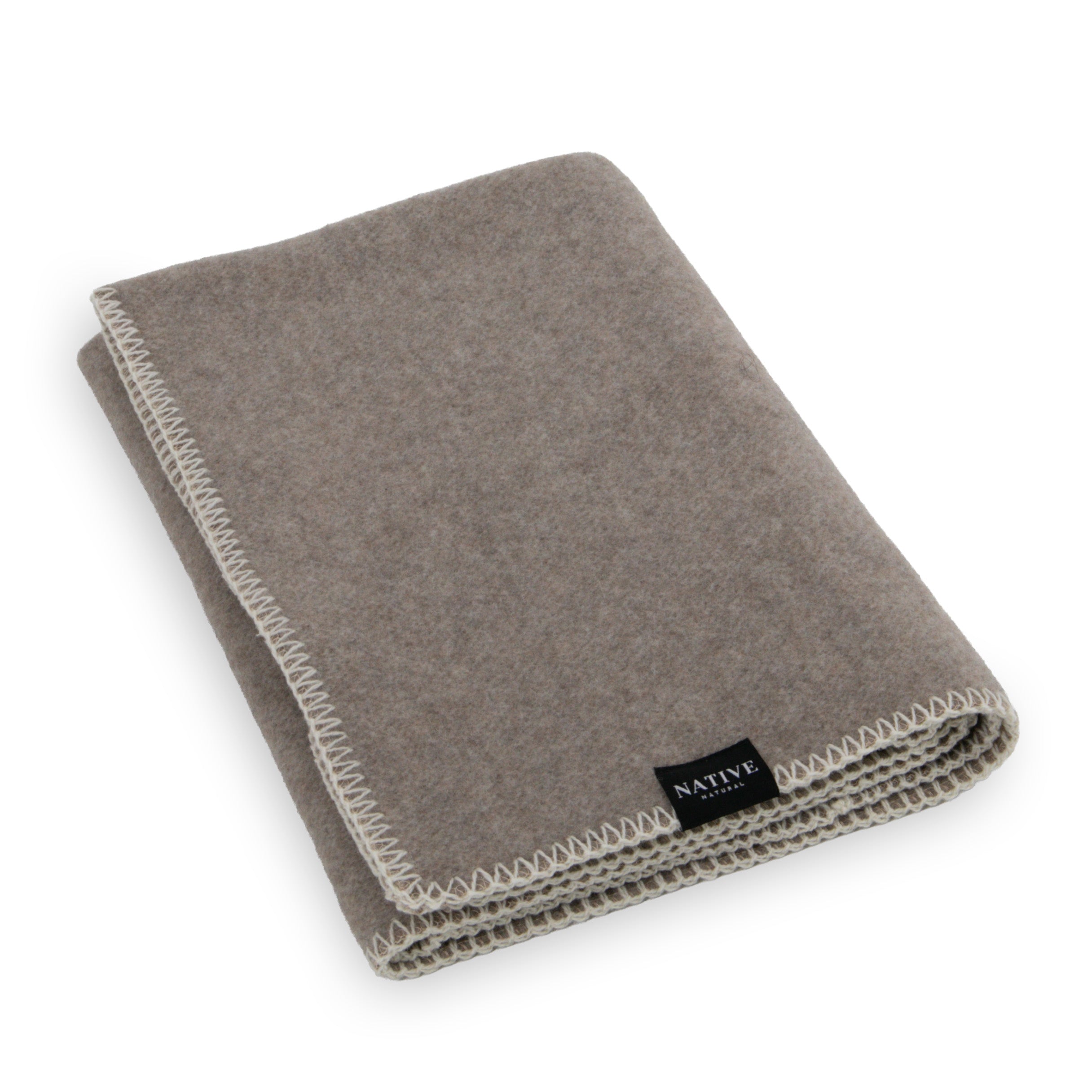 Baby Beige Wool Blanket