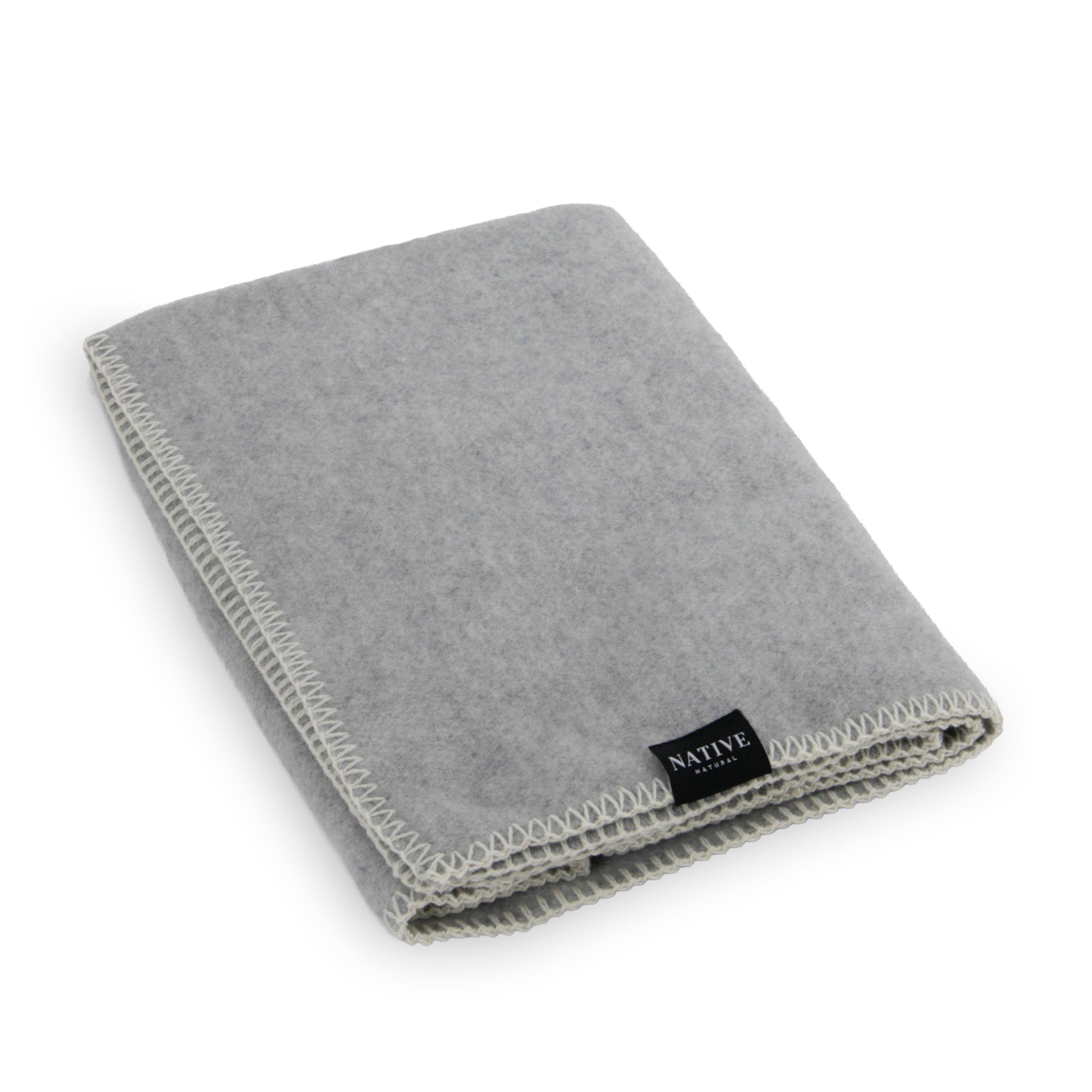 Baby Grey Wool Blanket