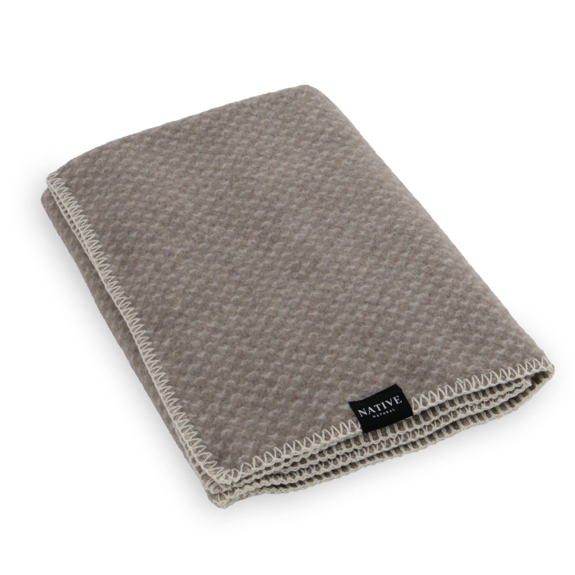 Hoop Baby Beige Wool Blanket