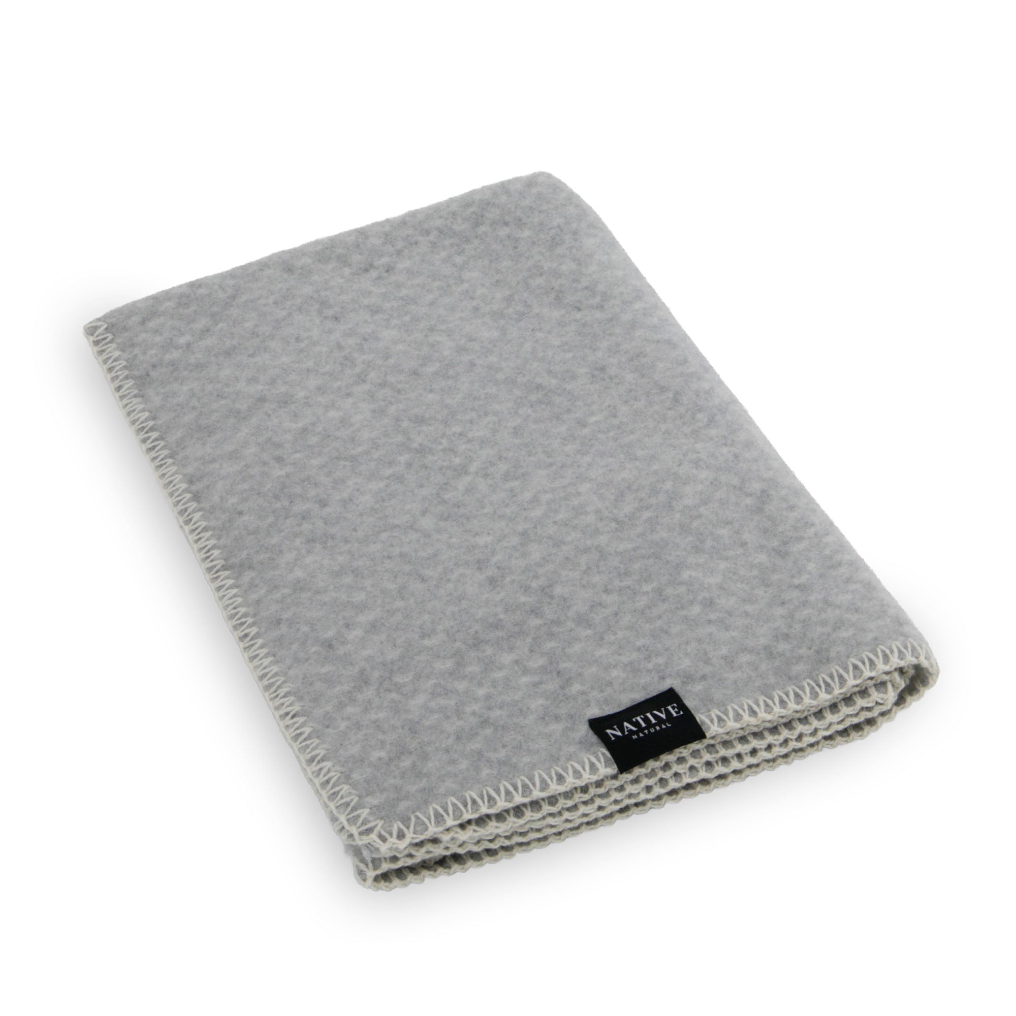 Hoop Baby Grey Wool Blanket