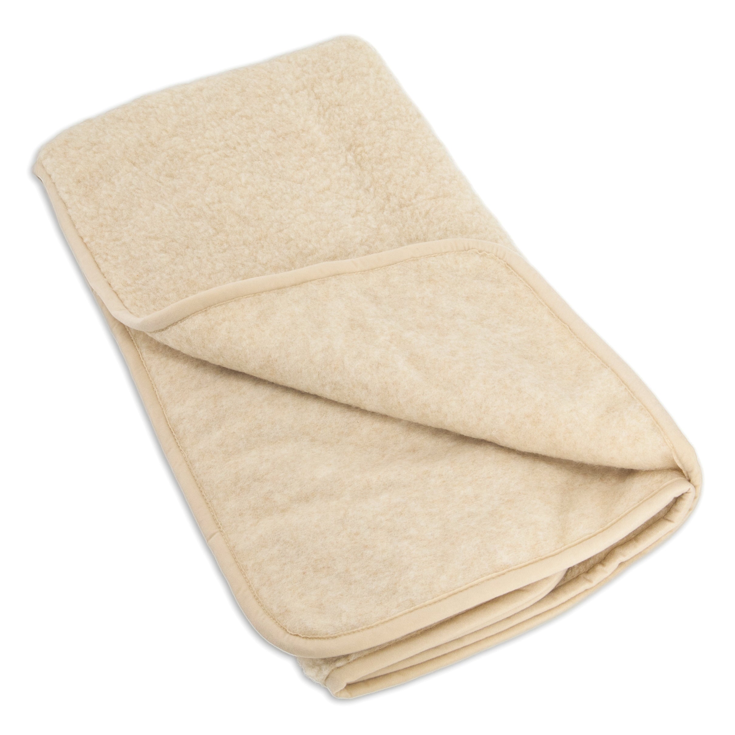 Beige Baby Merino Wool Blanket
