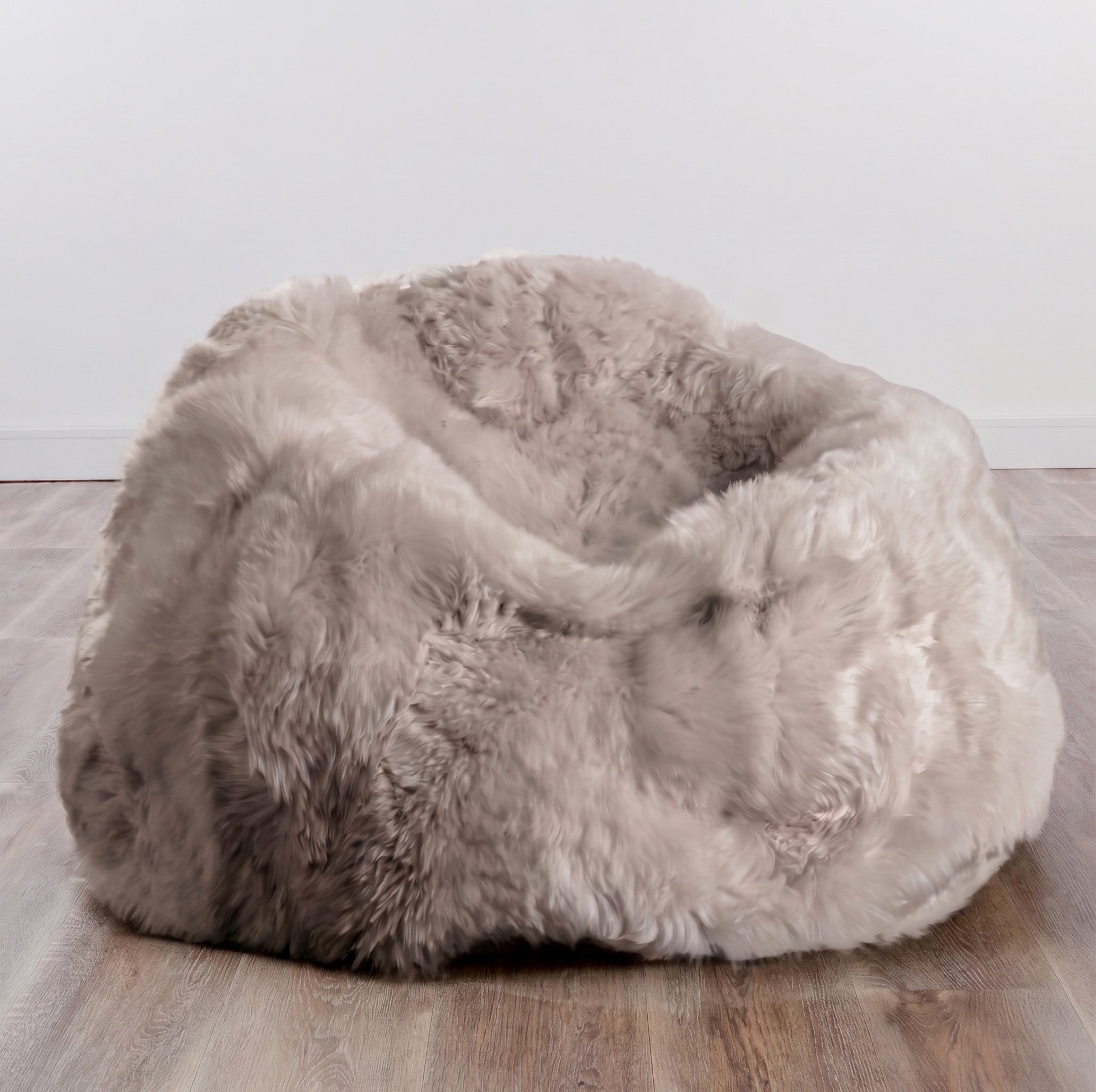 Luxurious Large Pebble Sheepskin Beanbag