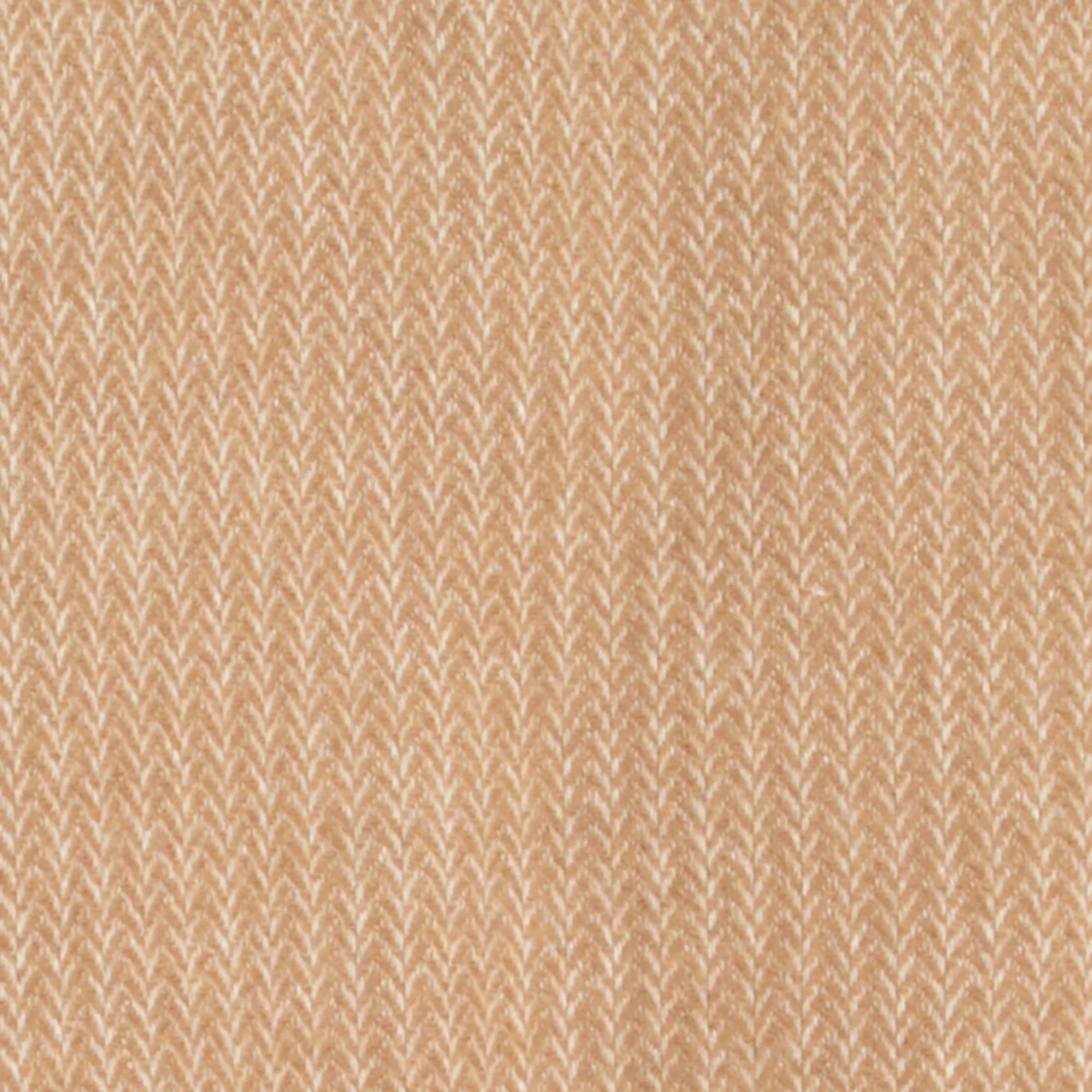 Beige Cable Pattern Wool Blanket