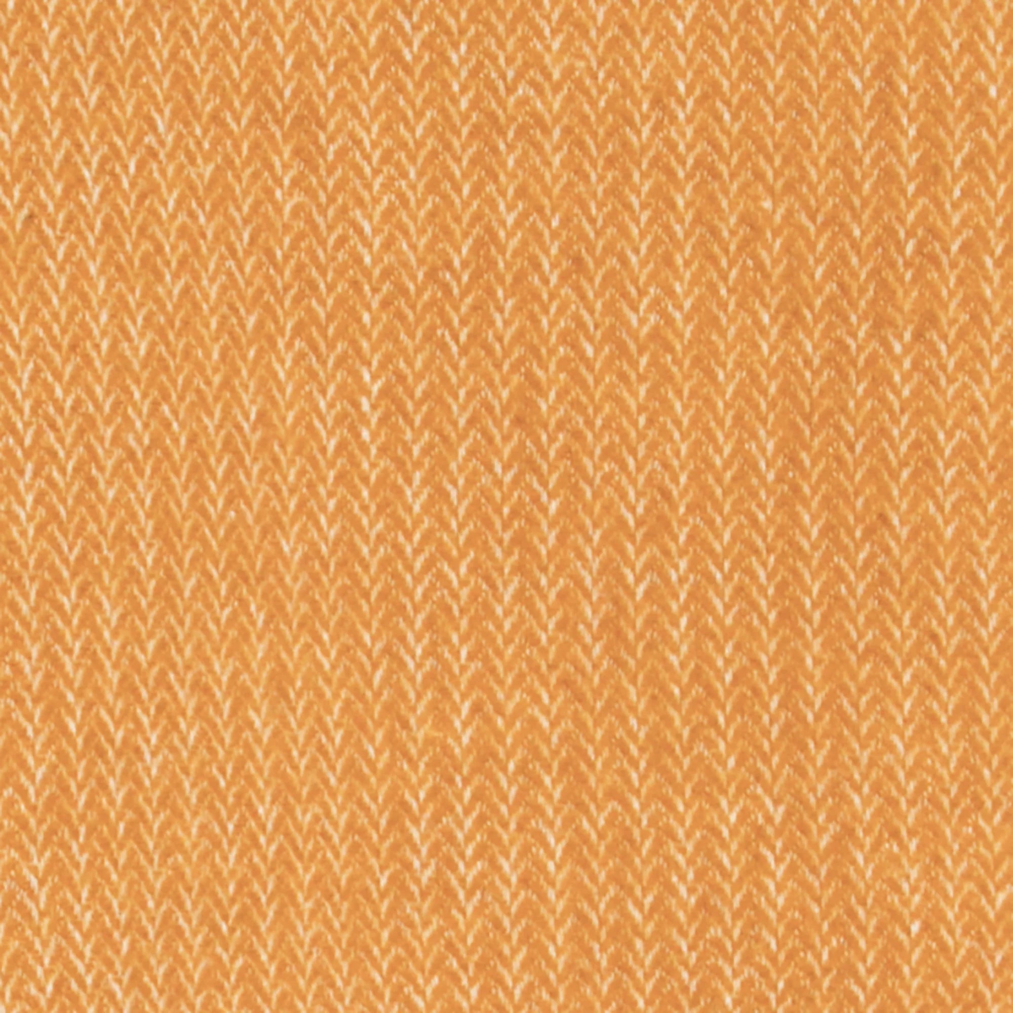 Mustard Cable Pattern Wool Blanket