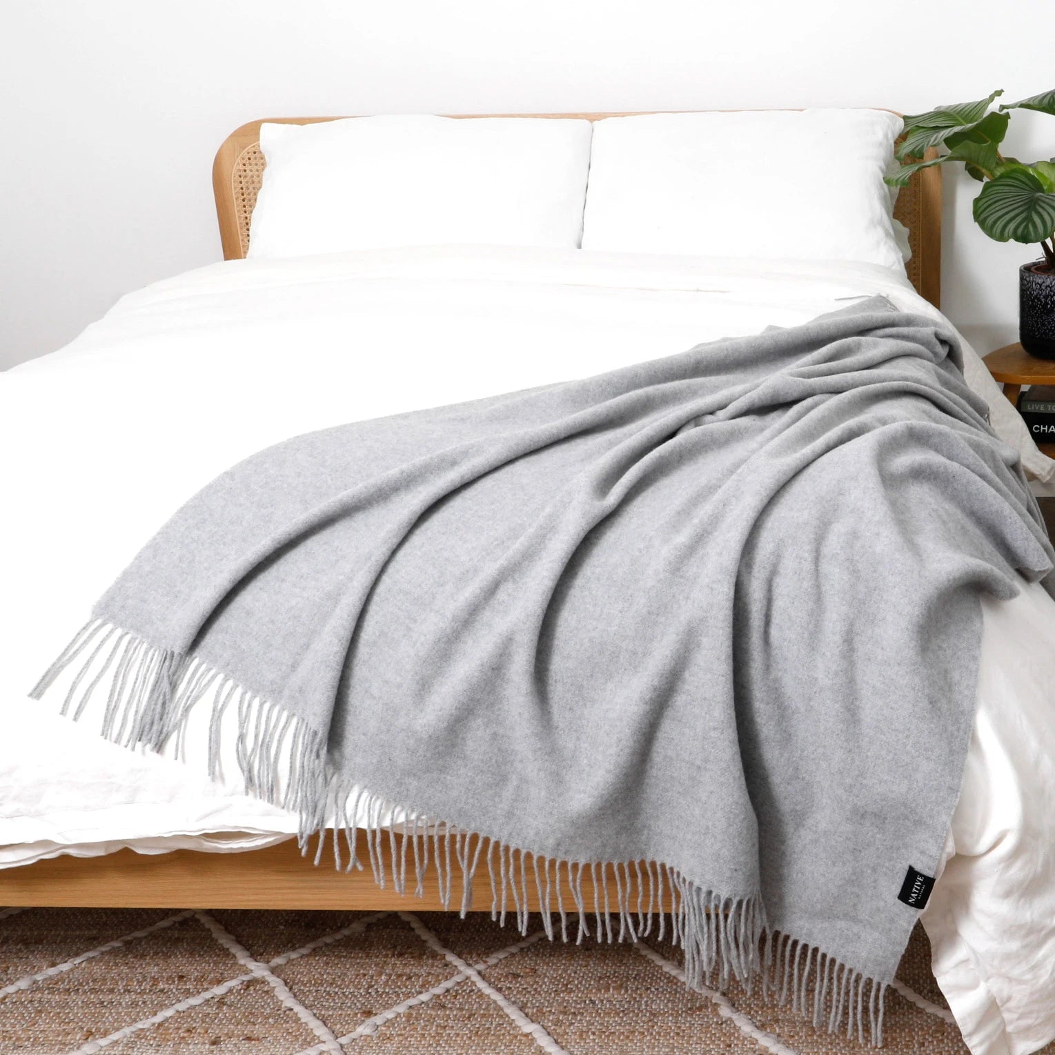 Cashmere Blend Merino Wool Blanket