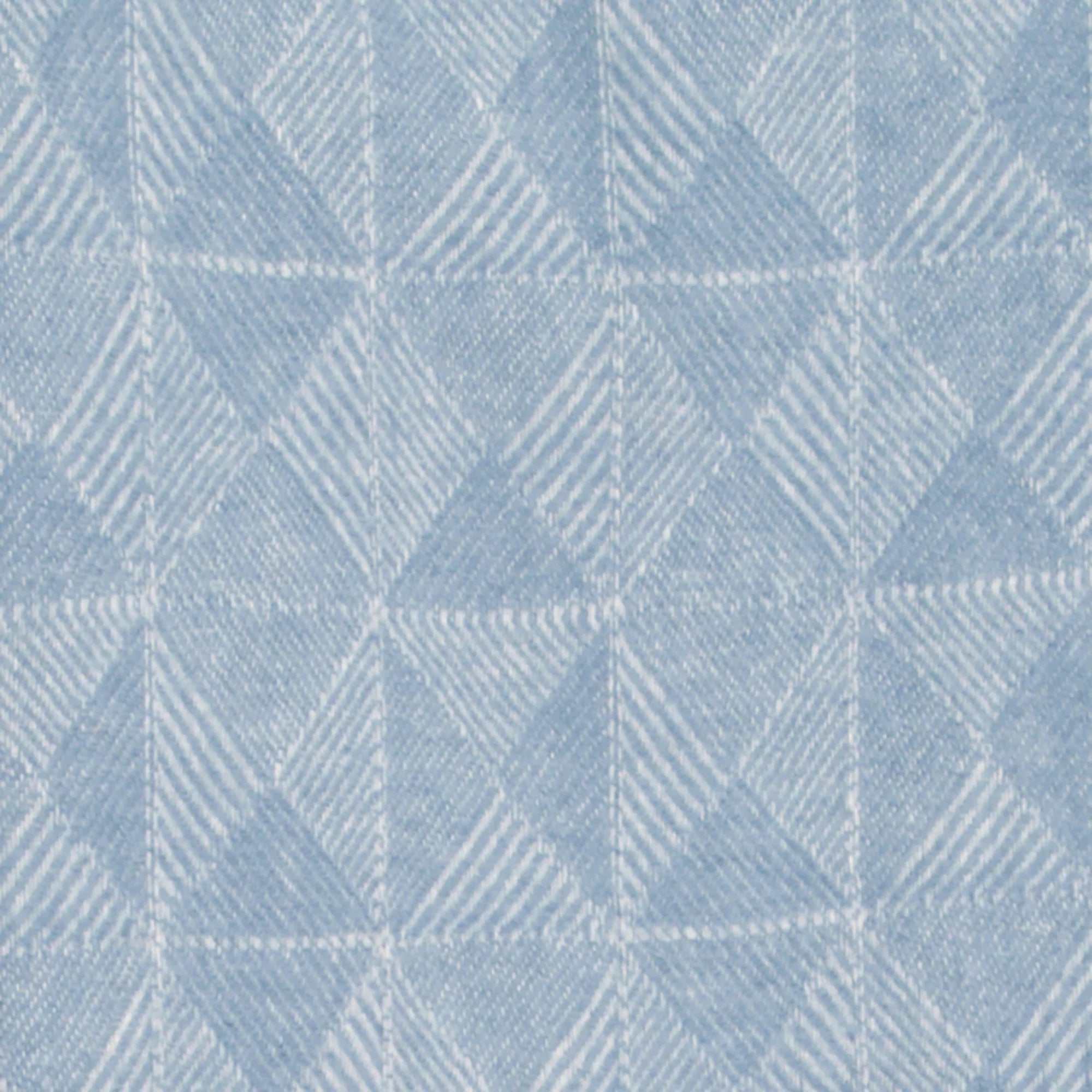 Blue Diamond Pattern Wool Blanket