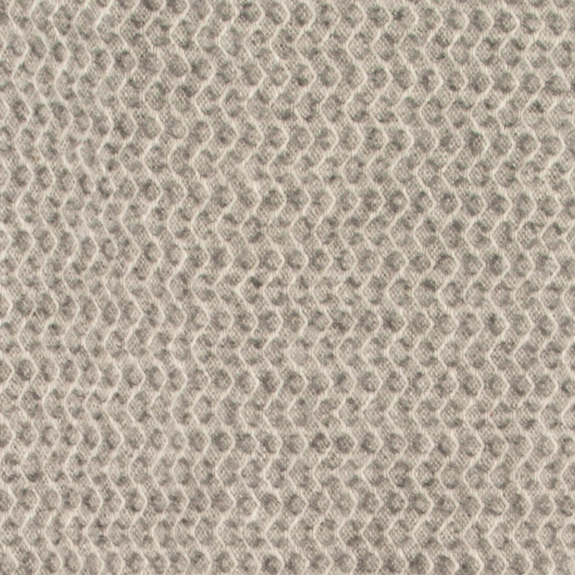 Grey Hoop Pattern Wool Blanket