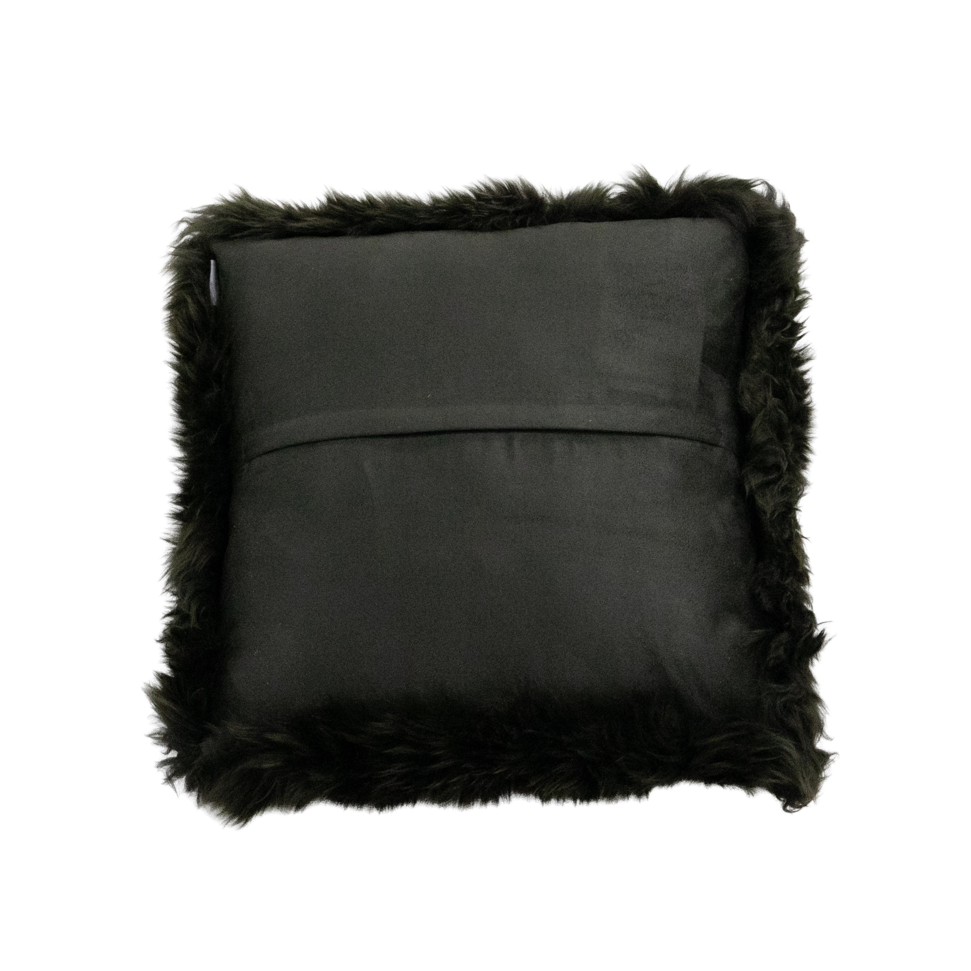 Forest Green Sheepskin Cushion
