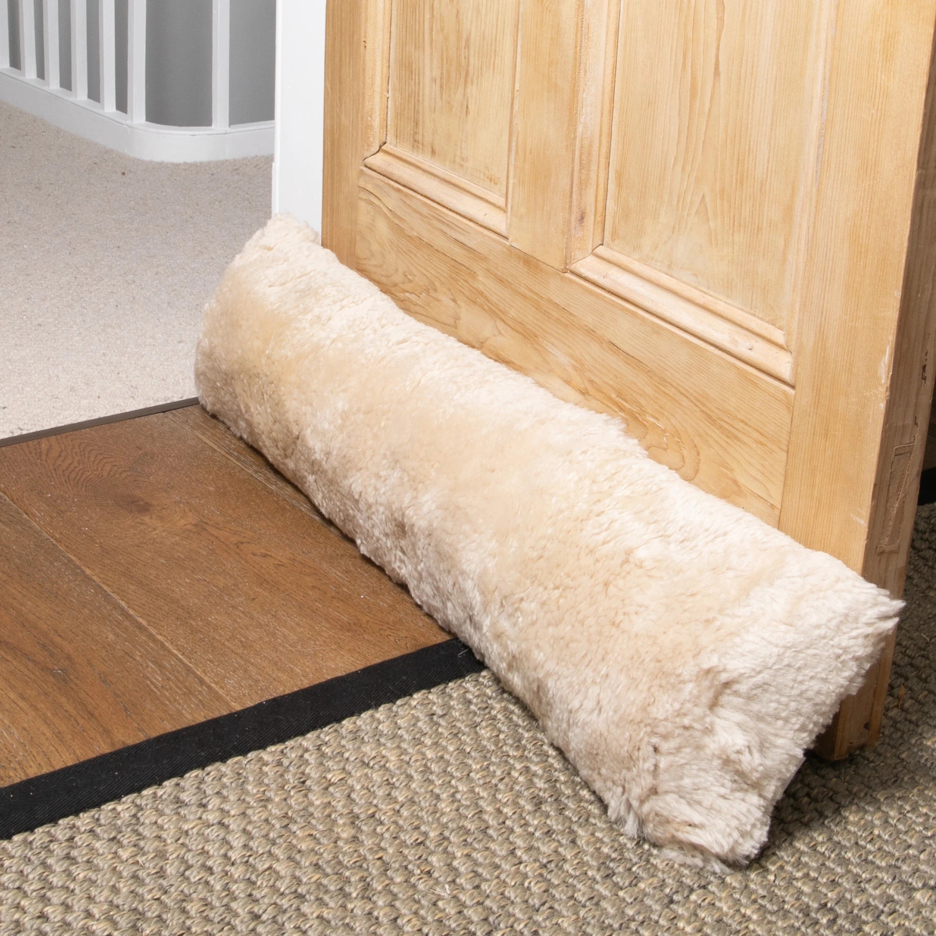 Genuine Sheepskin Draft Excluder