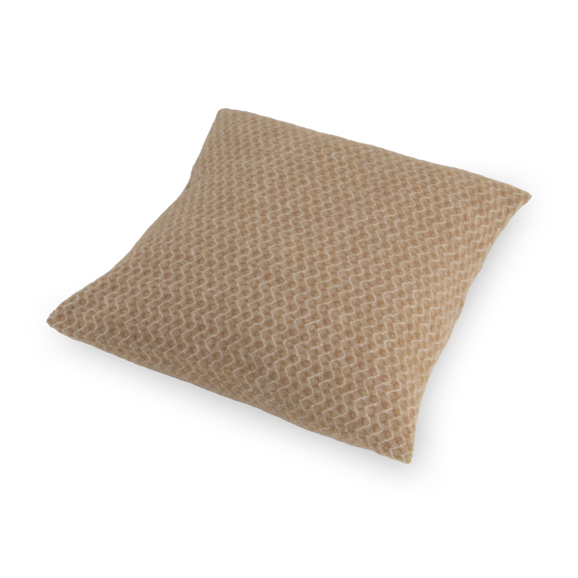 Hoop Beige Wool Cushion 45x45cm