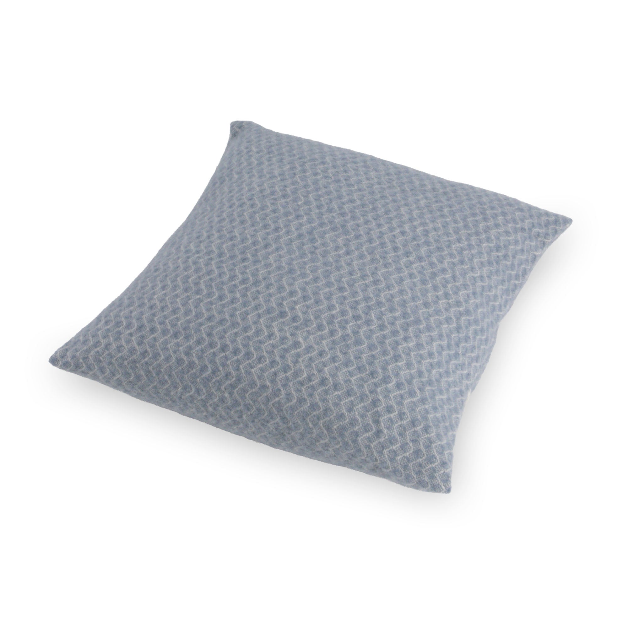 Hoop Blue Wool Cushion 45x45cm