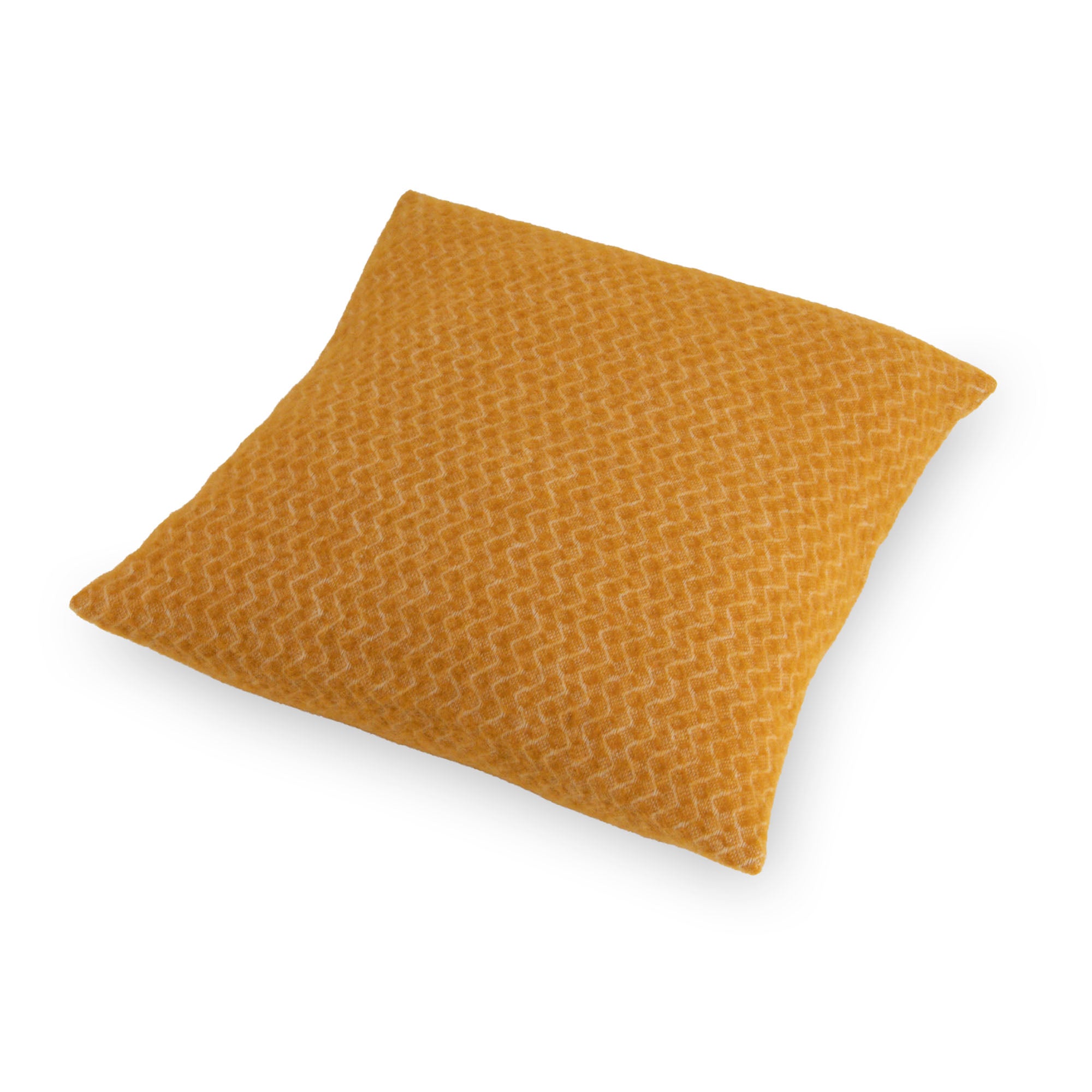 Hoop Mustard Wool Cushion 45x45cm