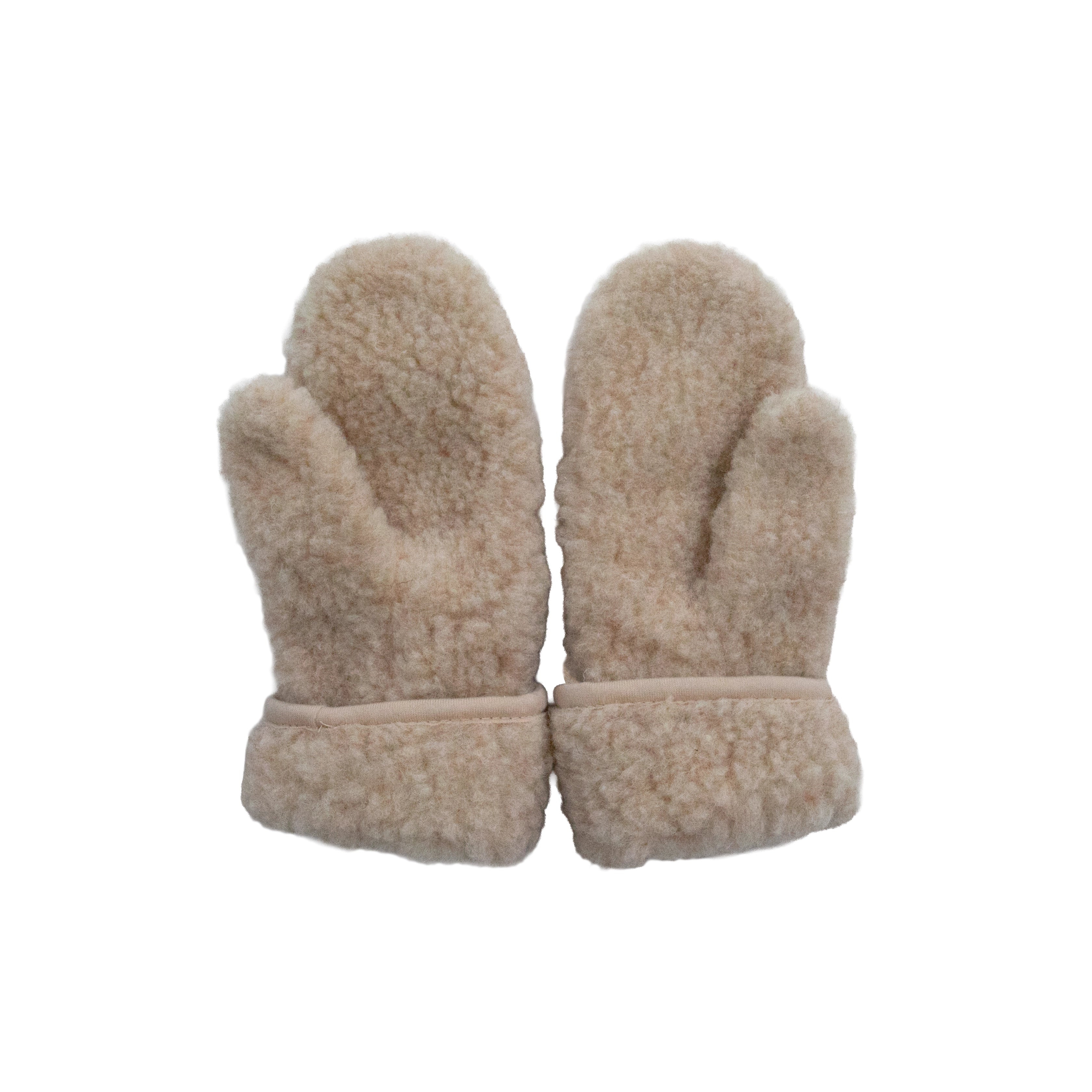 Natural Unisex Merino Wool Gloves