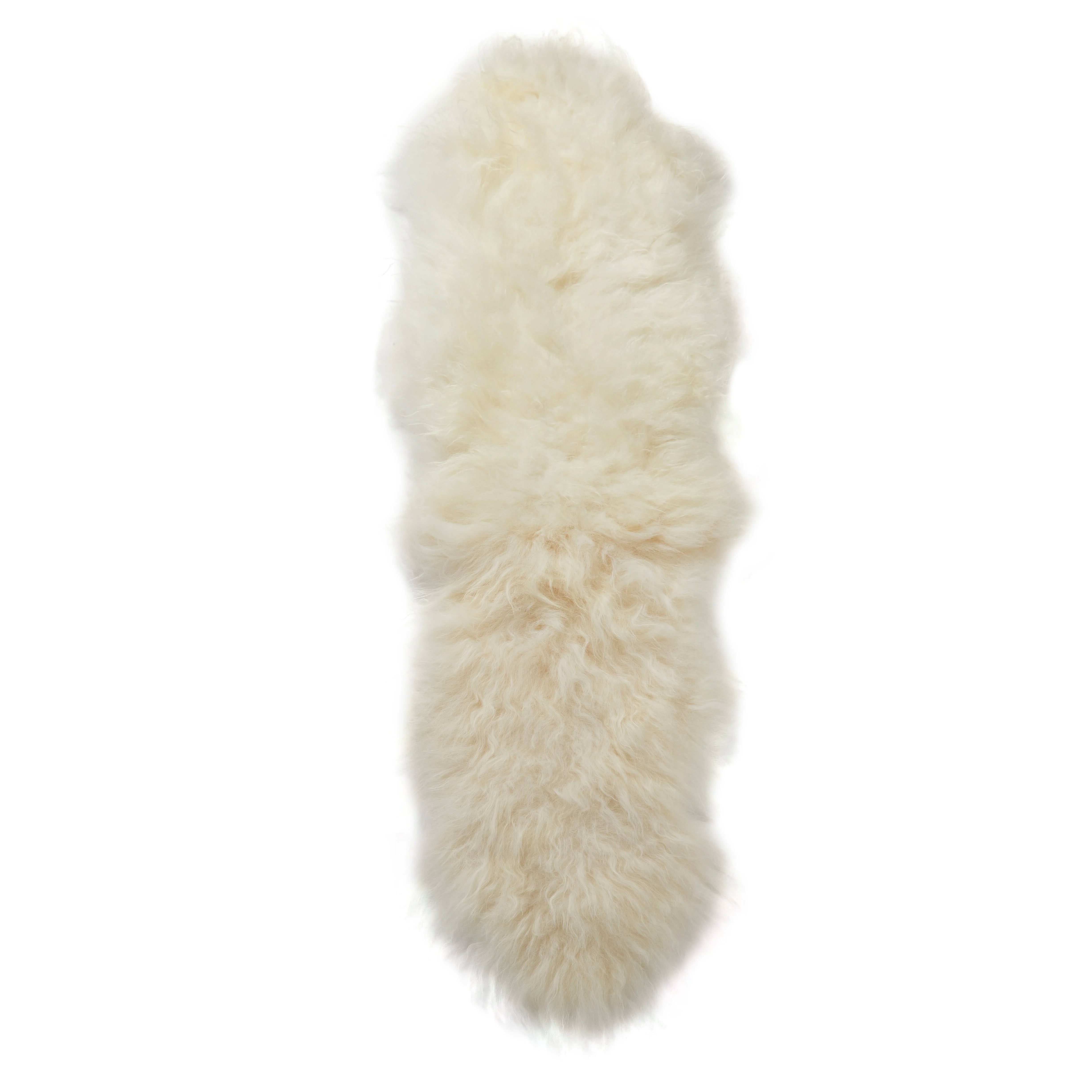 Double Ivory White Icelandic Sheepskin Rug