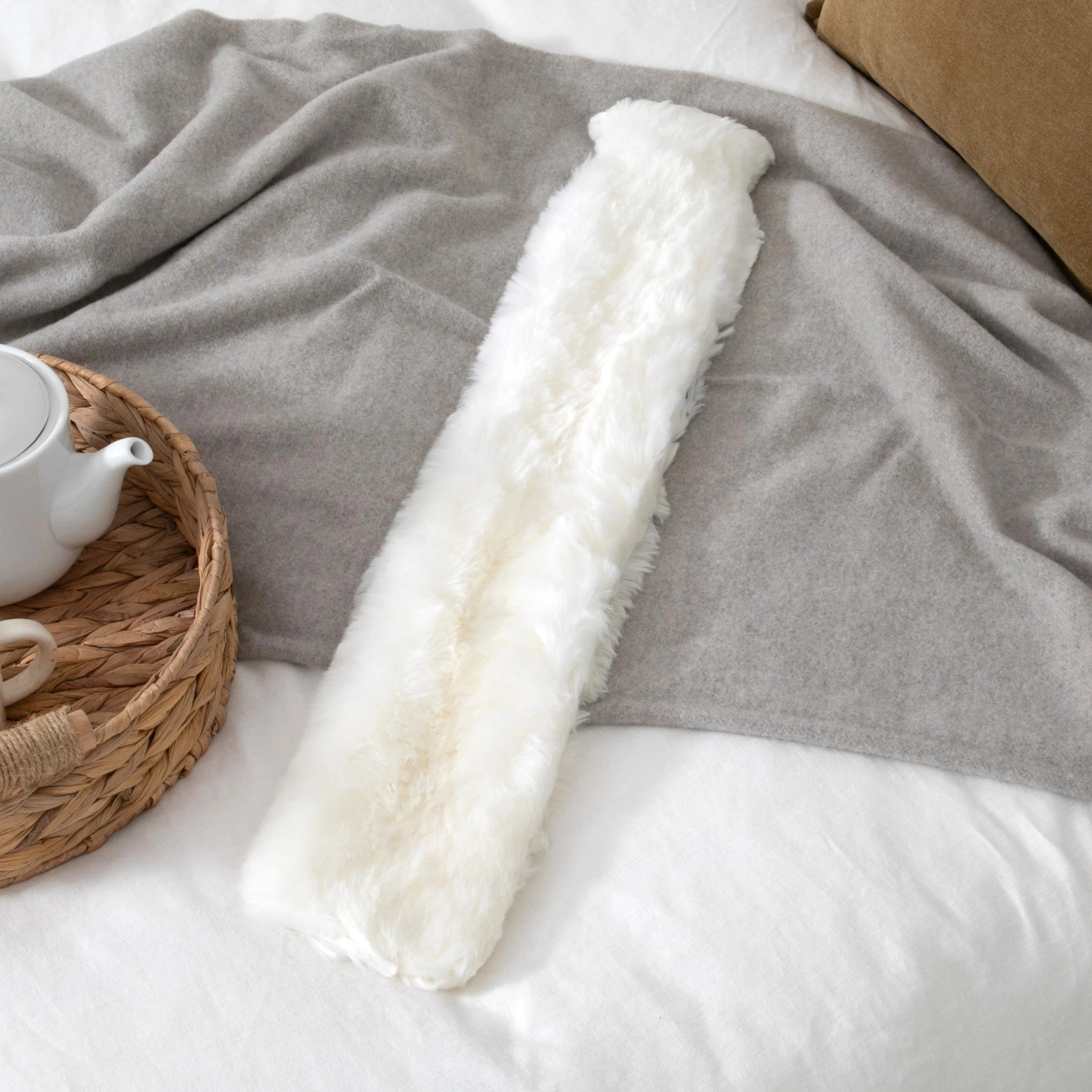Extra Long Genuine Sheepskin Hot Water Bottle