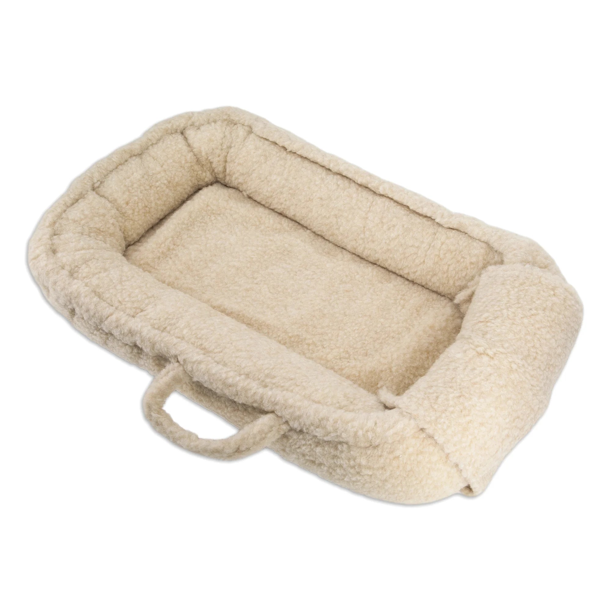 Beige Merino Wool Baby Nest Pod