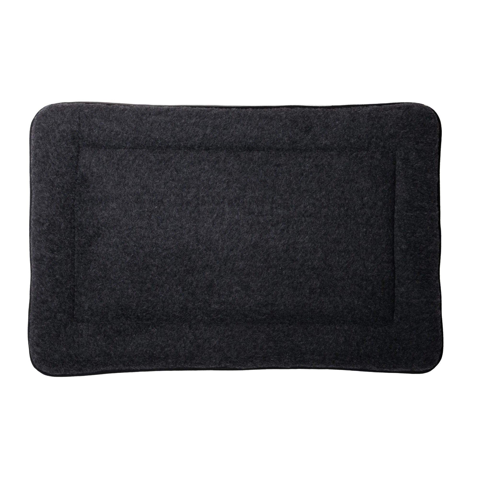 Black Wool Pet Mat