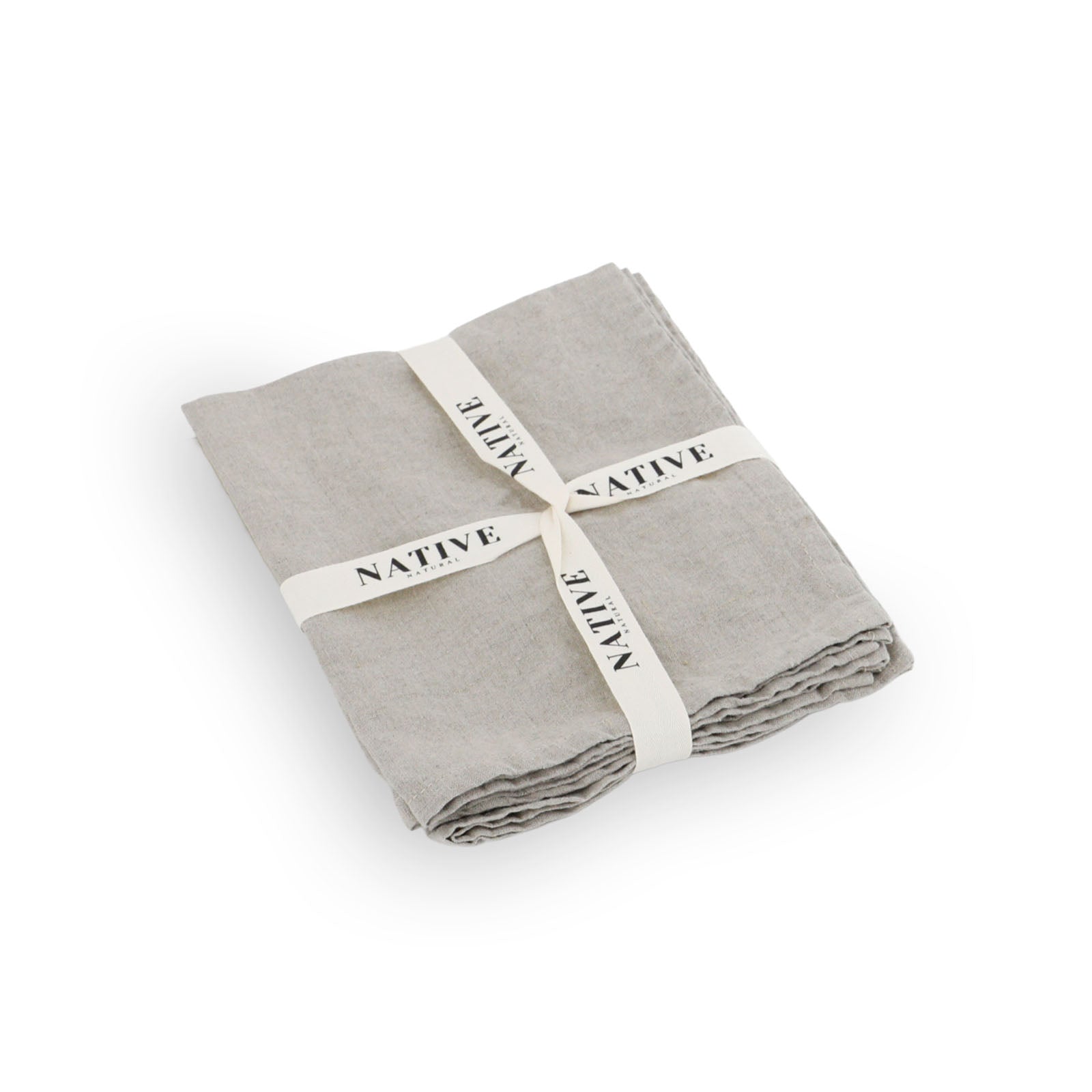 Natural Set of 4 100% Linen Placemats