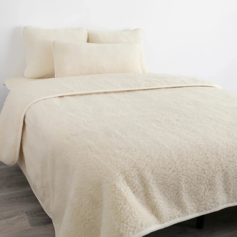 Merino Wool Quilt - Natural Shade