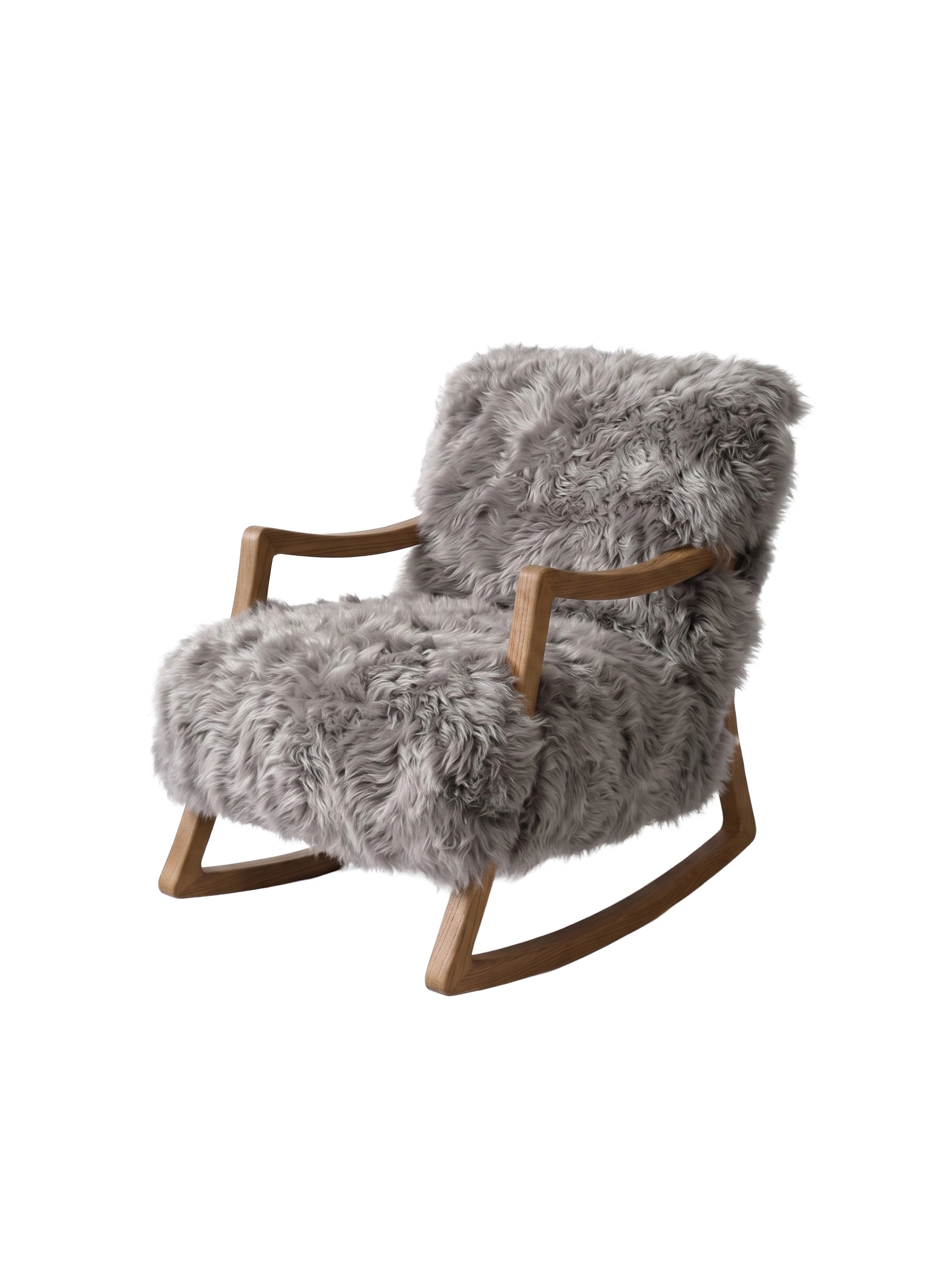 Sheepskin Rocking Armchair