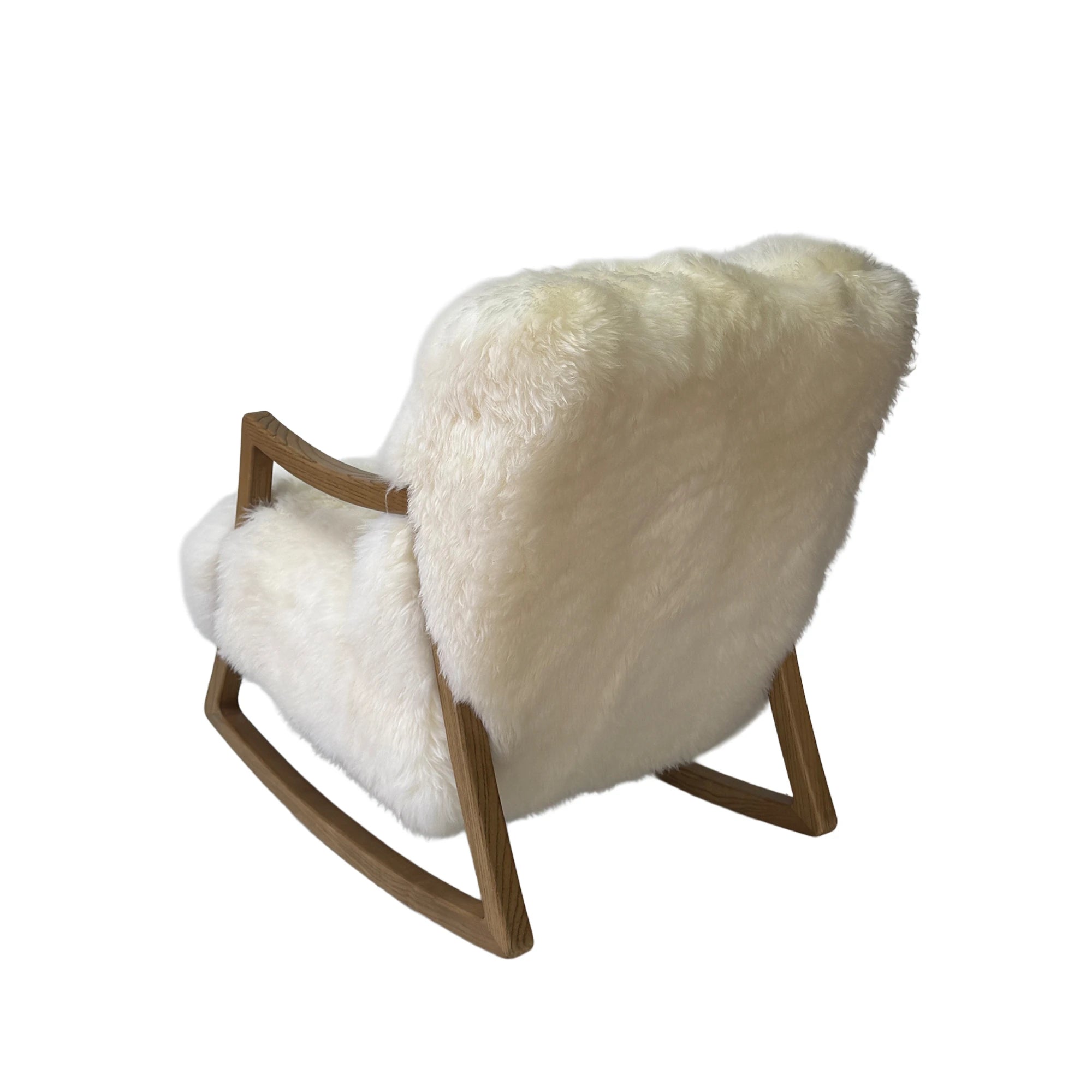 Sheepskin Rocking Armchair