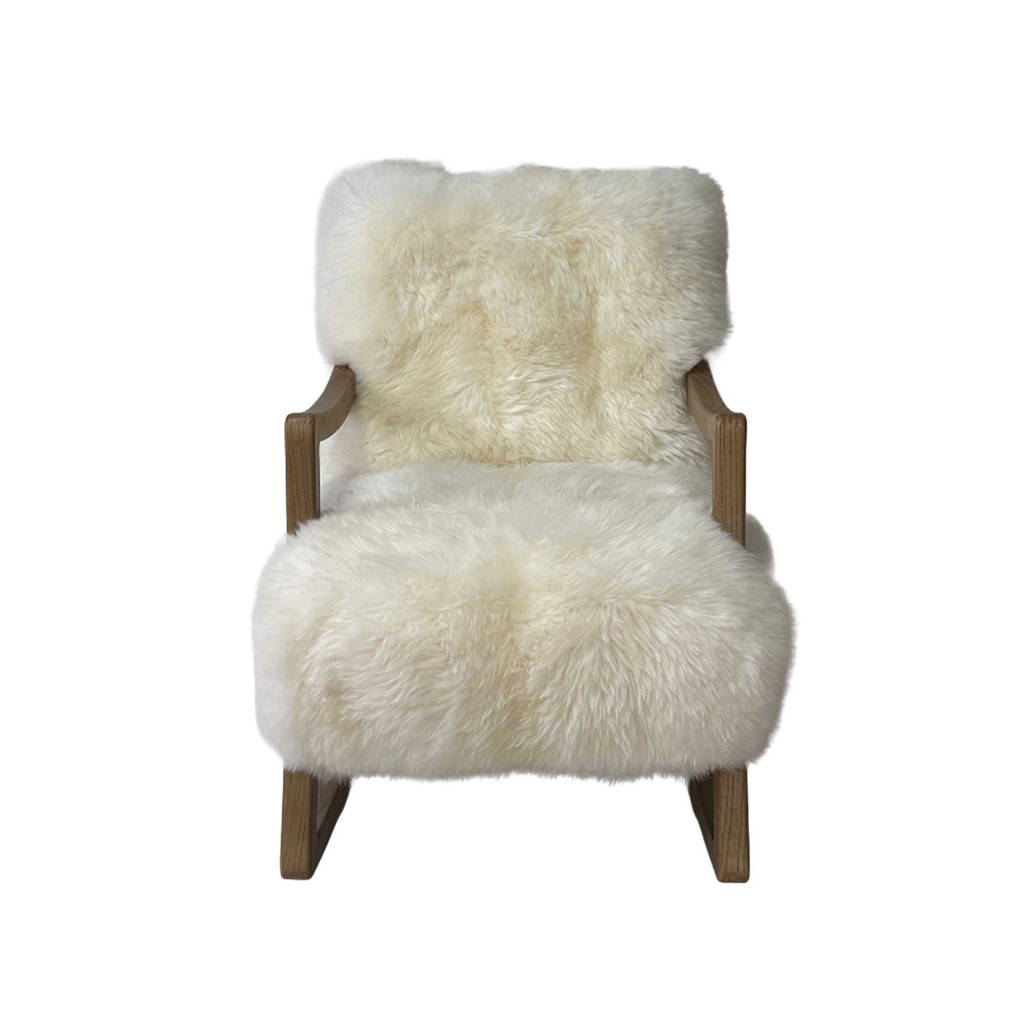 Sheepskin Rocking Armchair