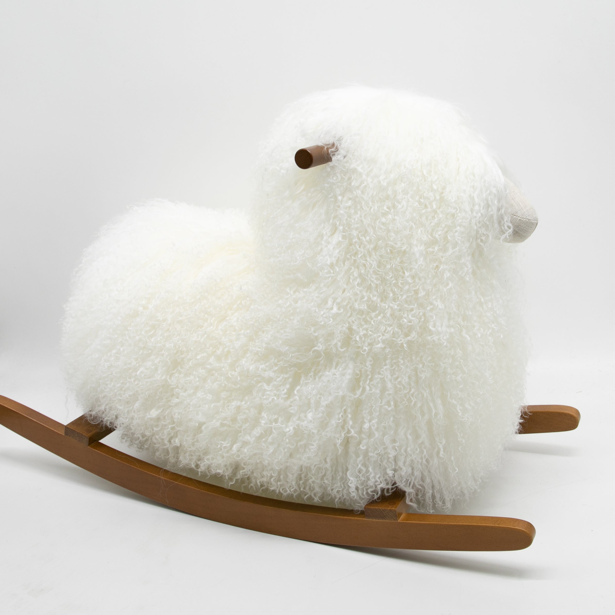 Rocking Sheep - Made of Genuine Sheepskin