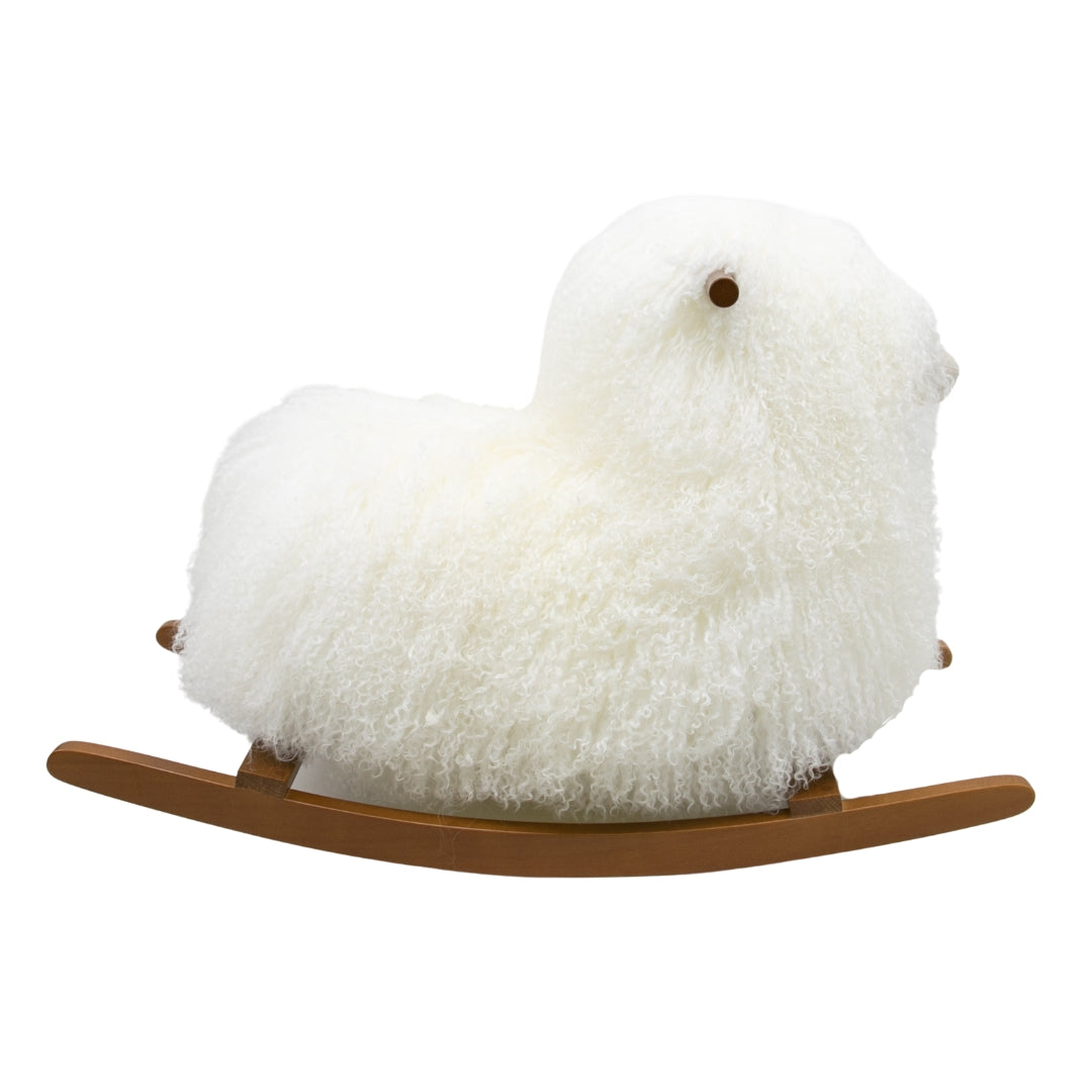 Rocking Sheep - Made of Genuine Sheepskin