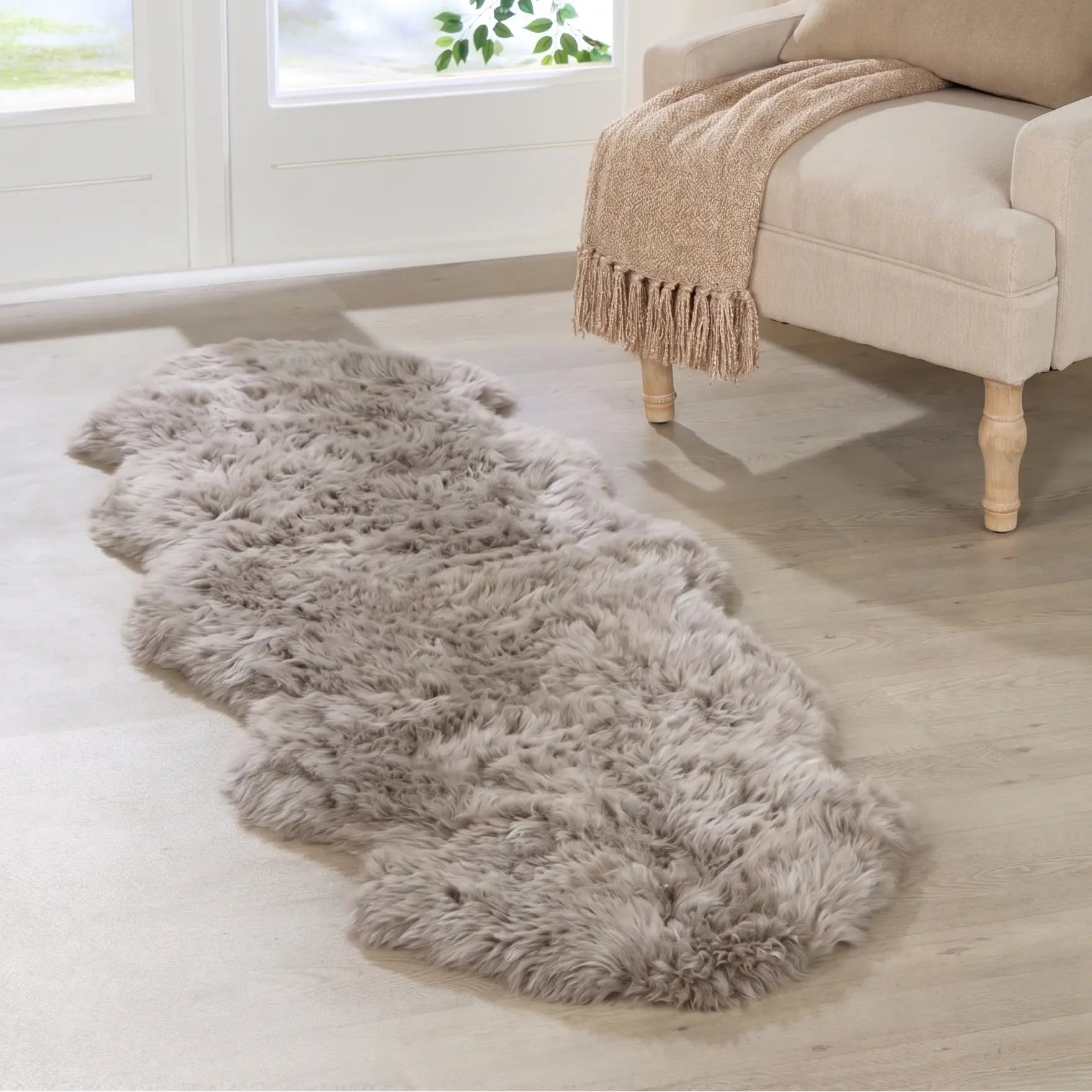 Pebble Double Sheepskin Rug