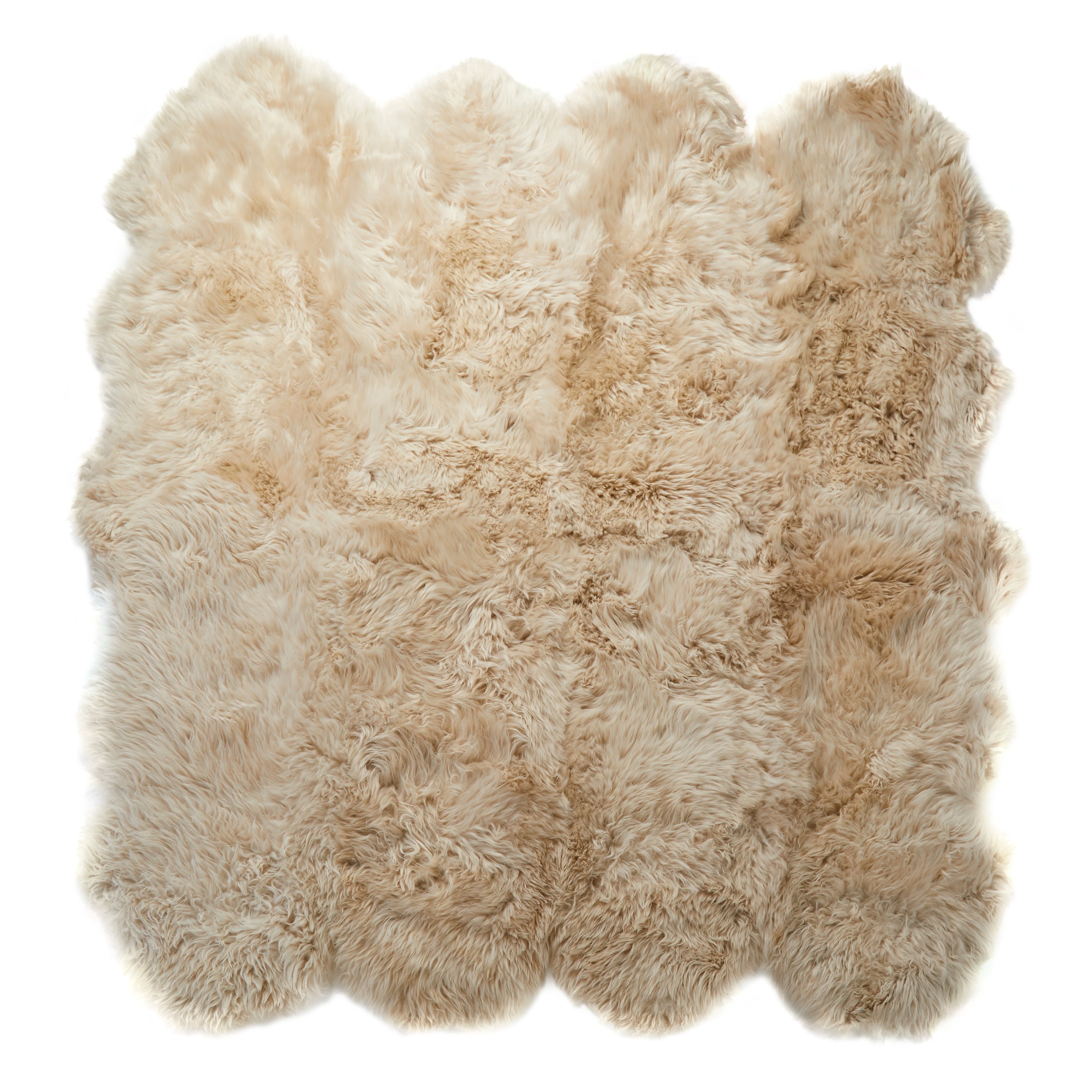 Champagne Octo Sheepskin Rug