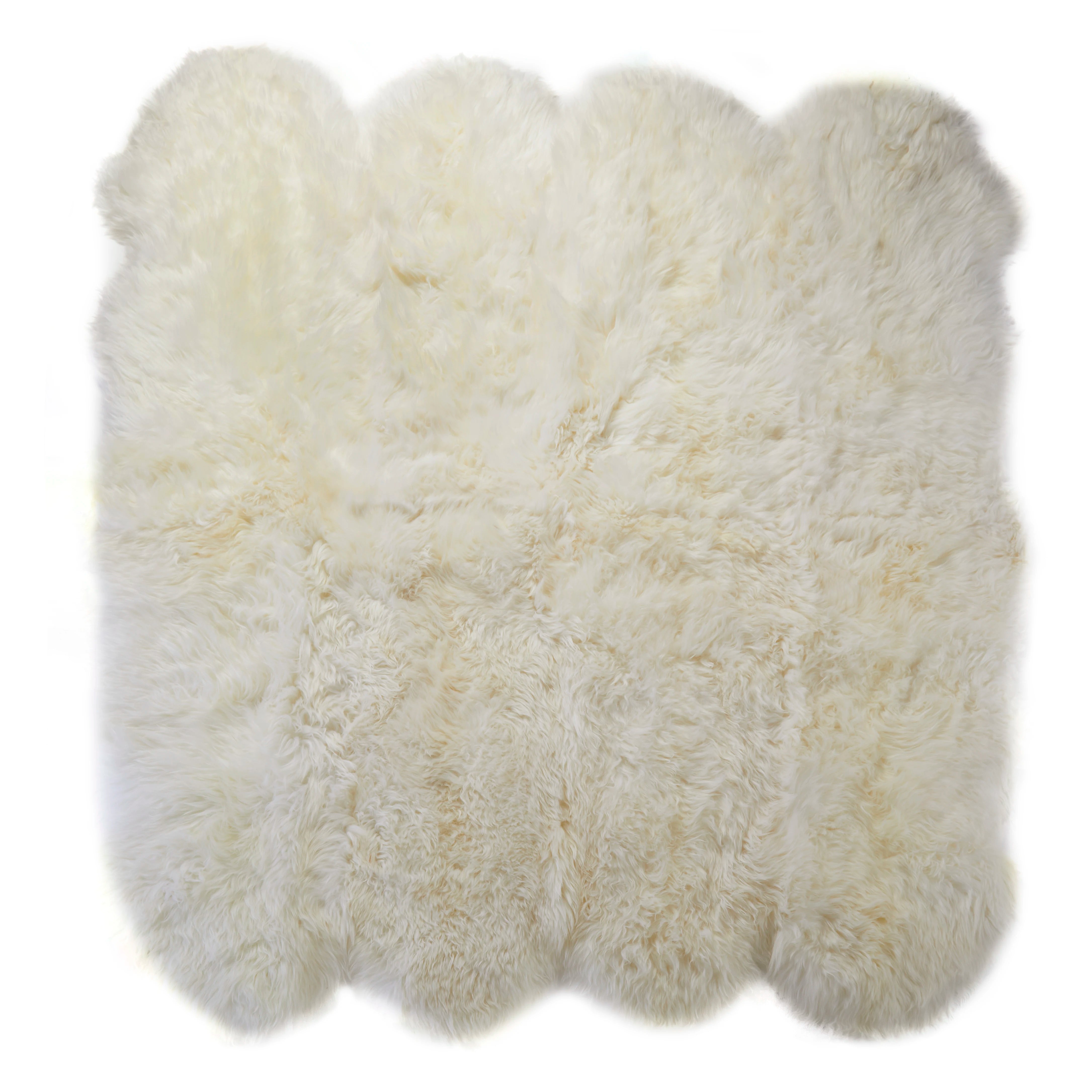Natural White Octo Sheepskin Rug