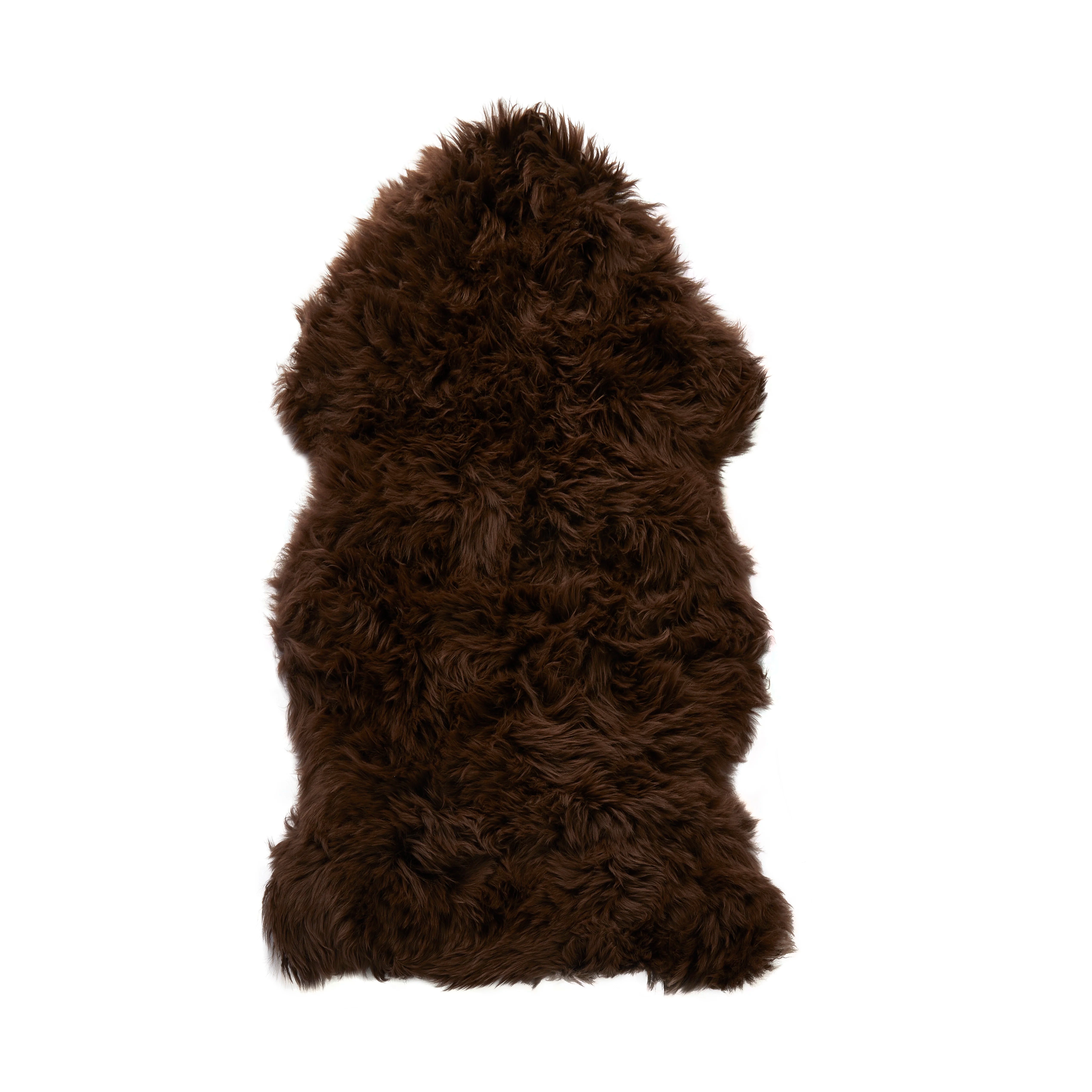 Premium Brown Sheepskin Rug