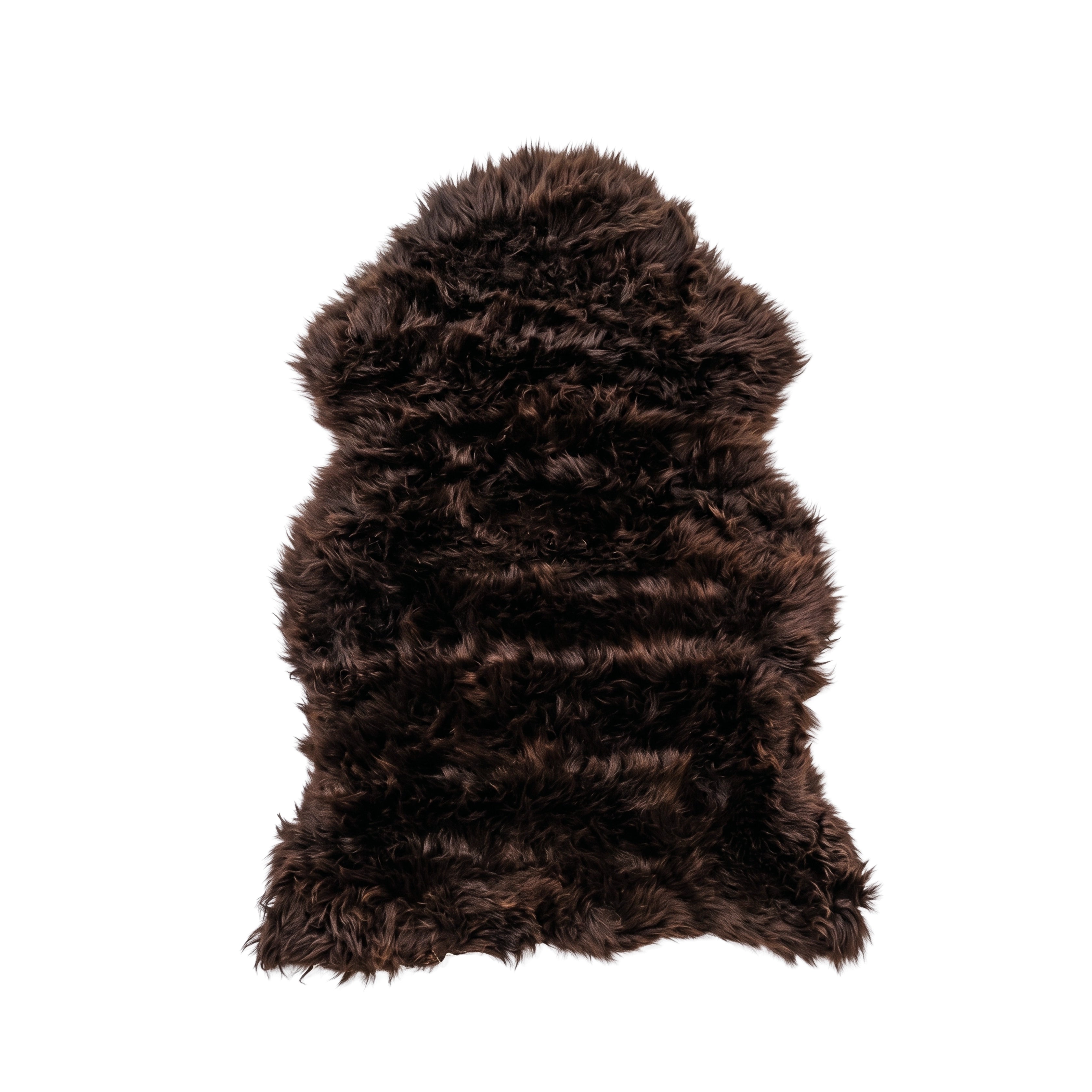 Premium Chocolate Brown Sheepskin Rug