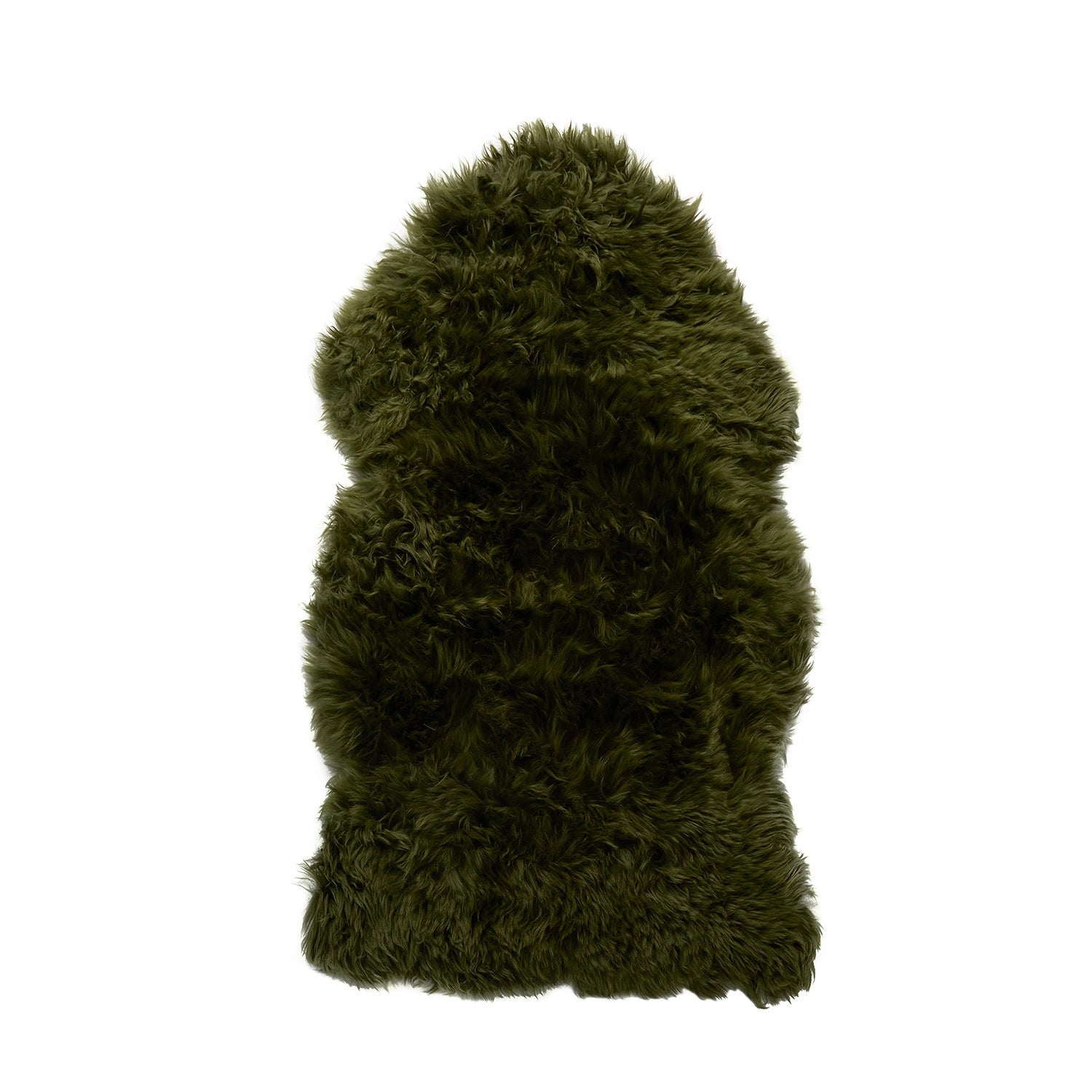 Premium Olive Green Sheepskin Rug