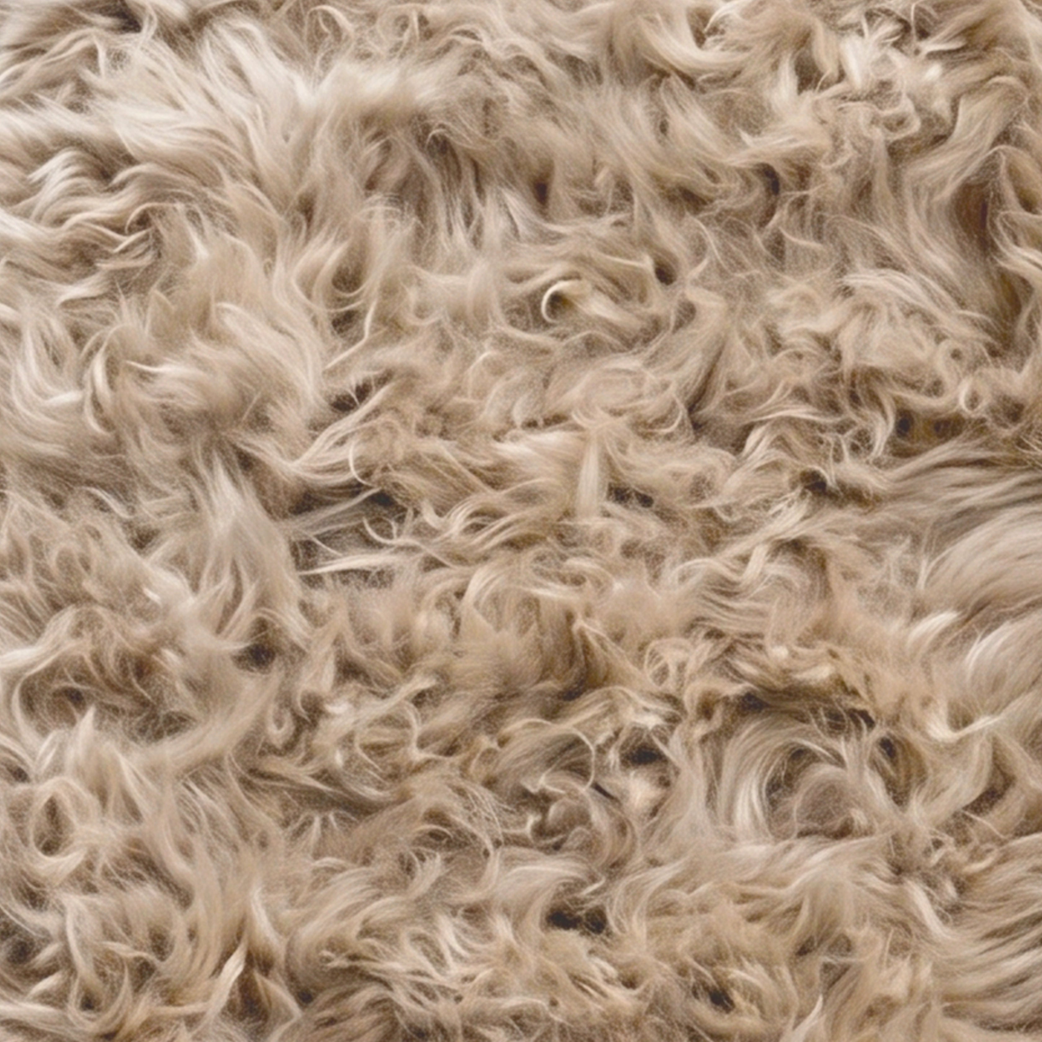 90cm Beige Sheepskin Rug