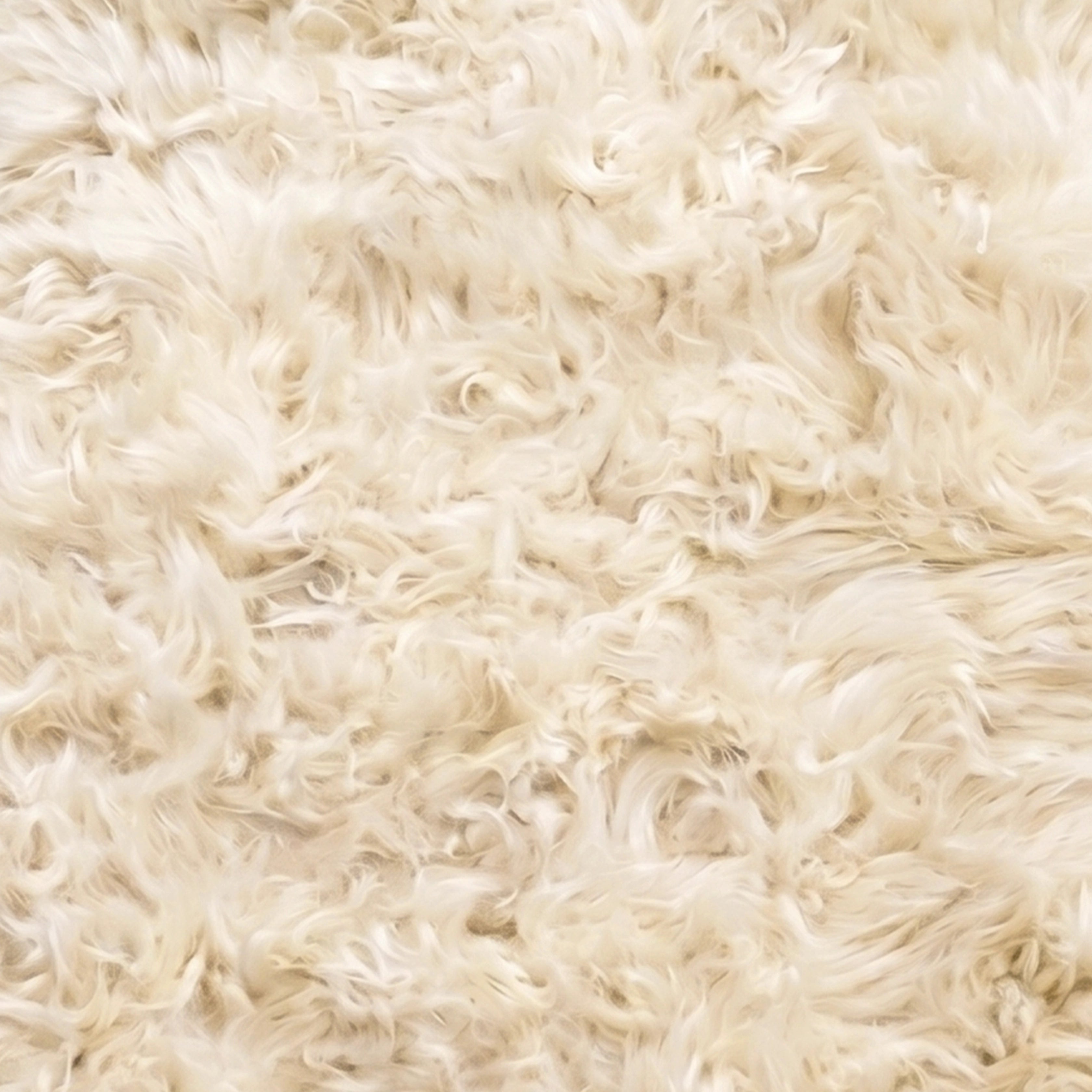 90cm Ivory White Sheepskin Rug