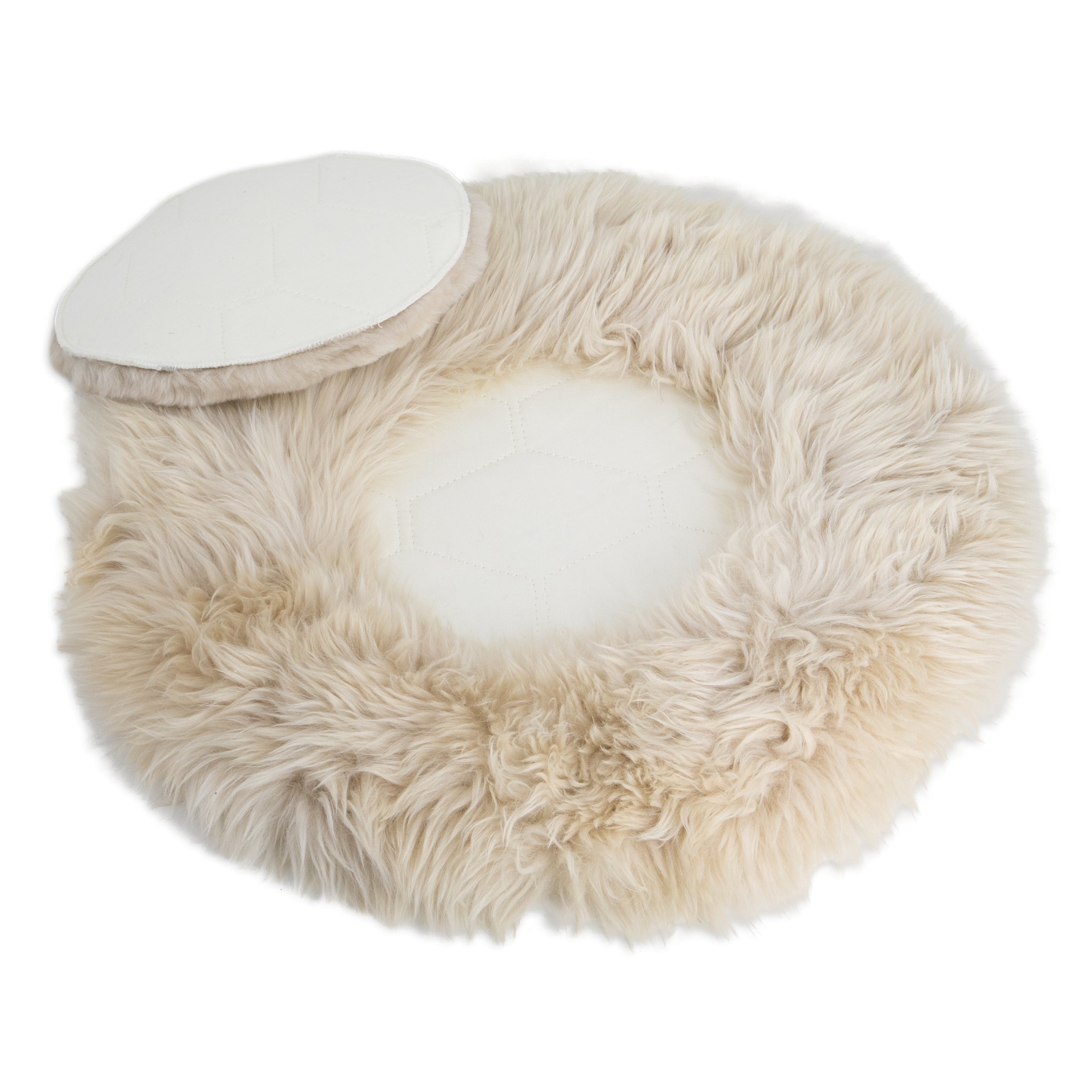 Small Sheepskin Pet Bed - 50cm