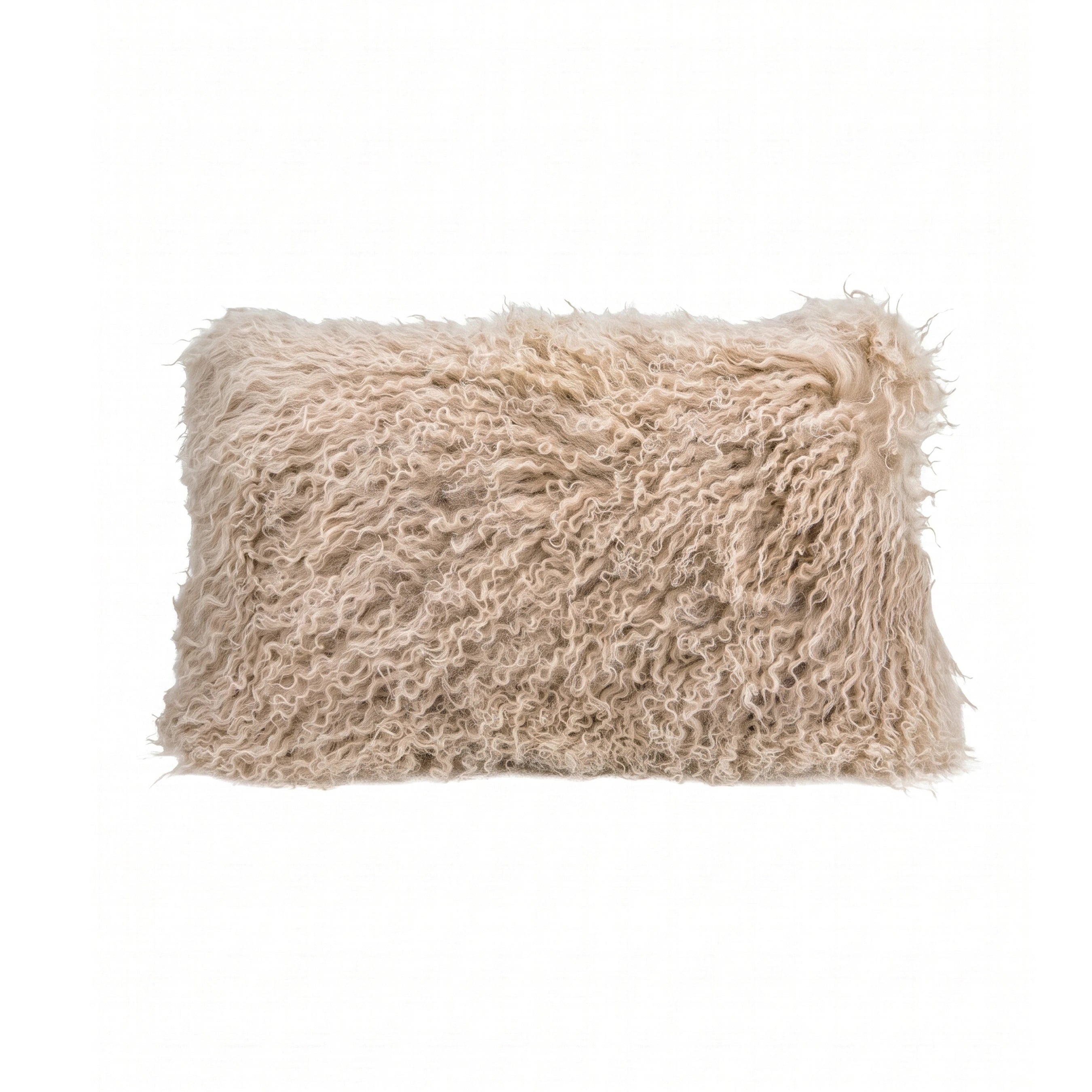 Mongolian Genuine Sheepskin Cushion