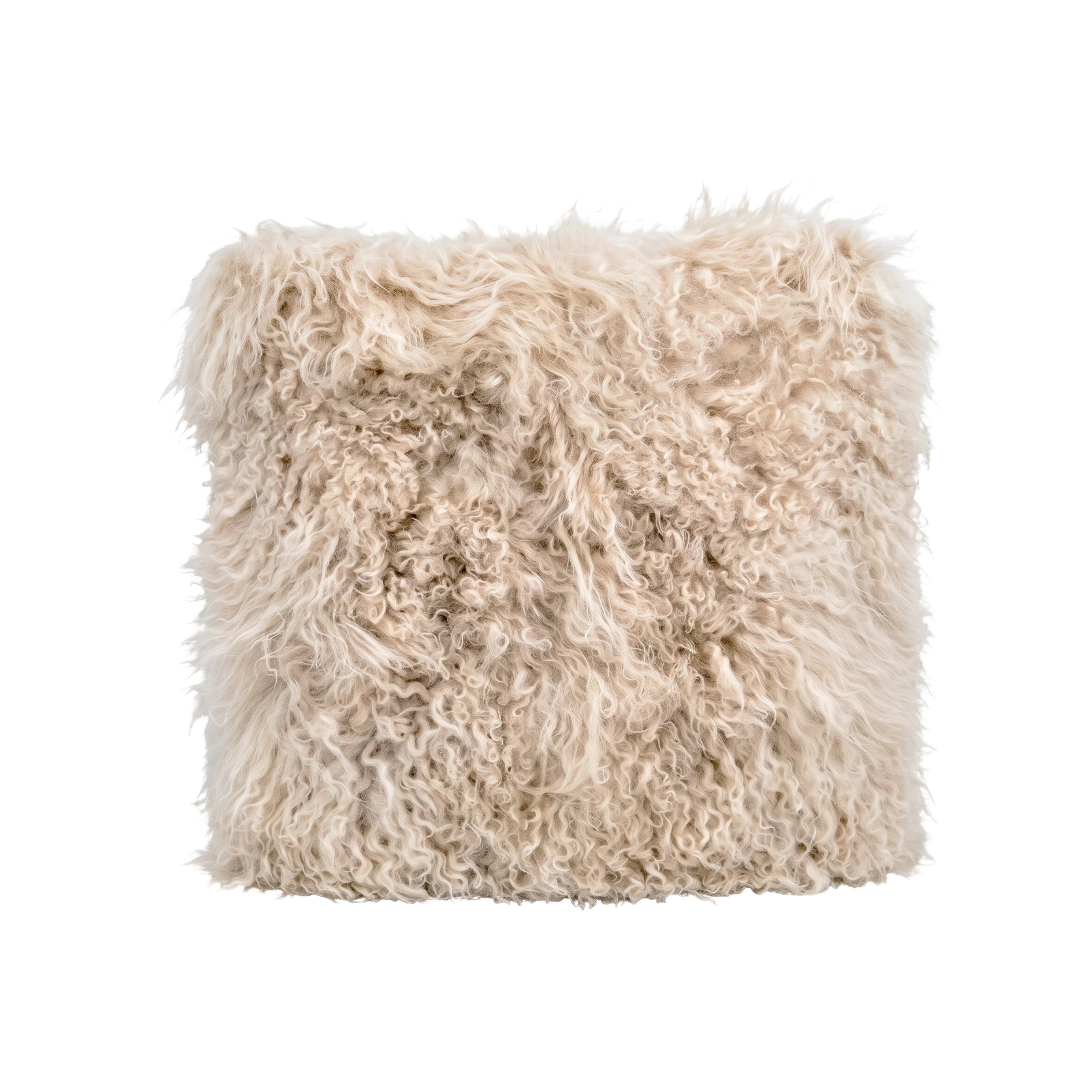 Mongolian Genuine Sheepskin Cushion
