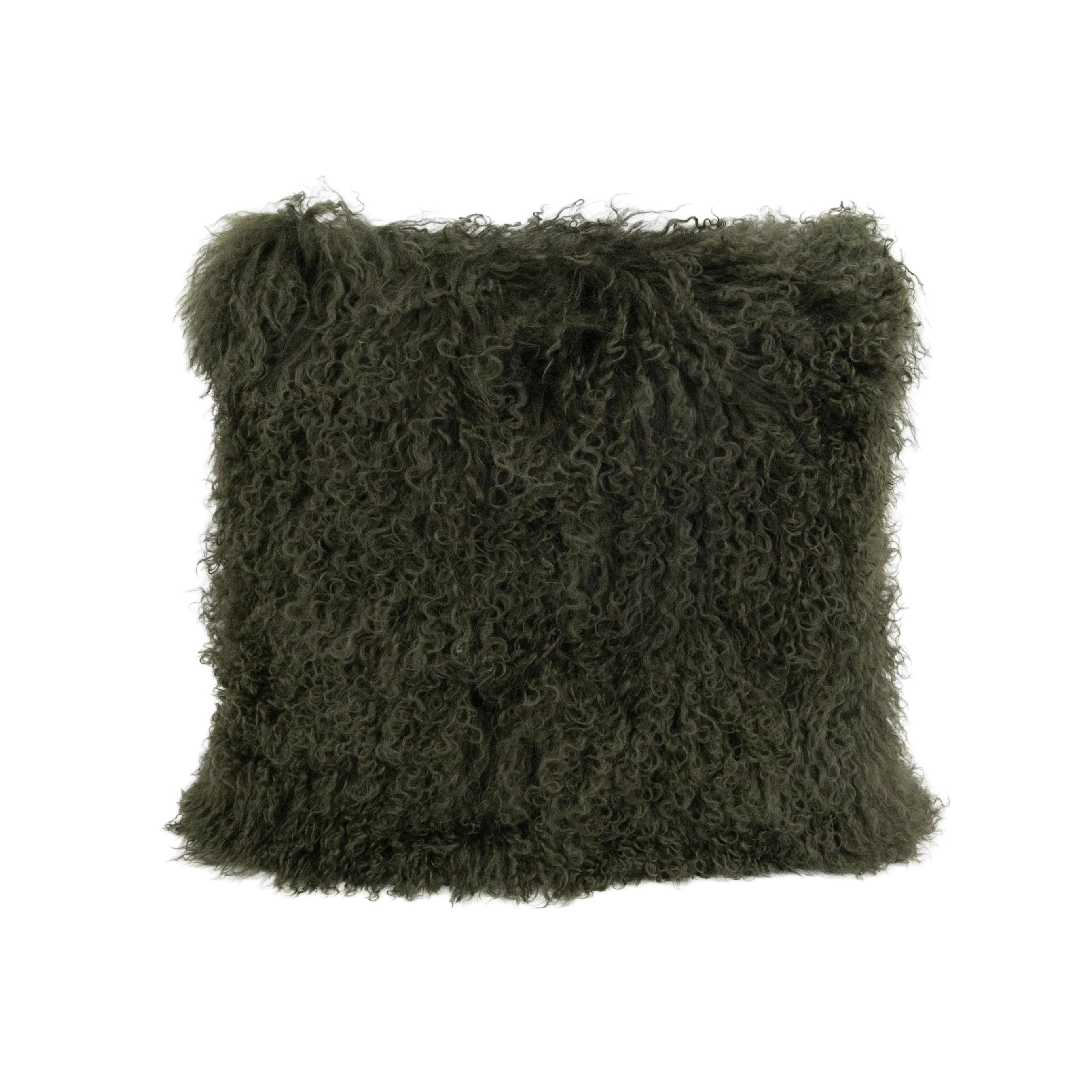 Mongolian Genuine Sheepskin Cushion