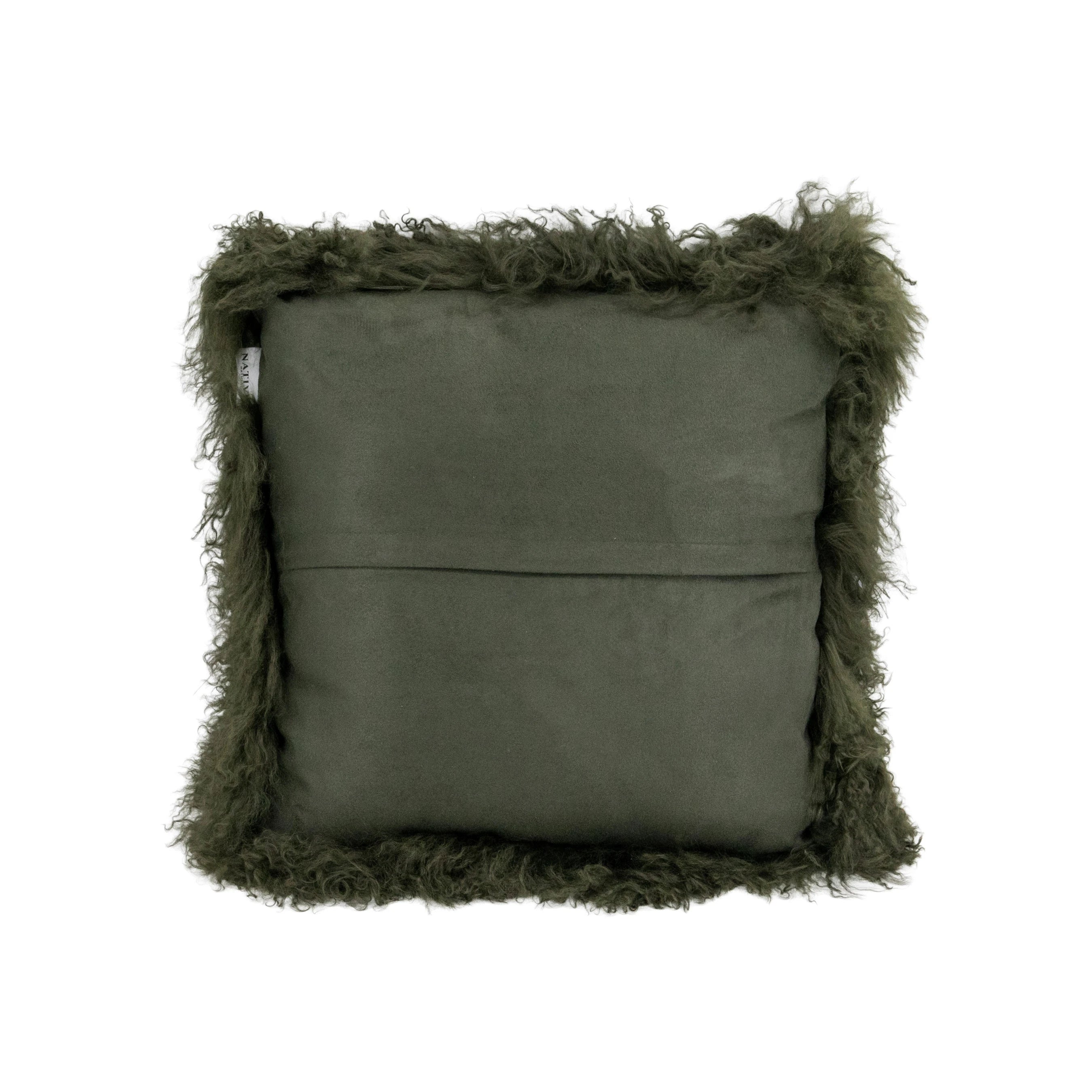 Mongolian Genuine Sheepskin Cushion