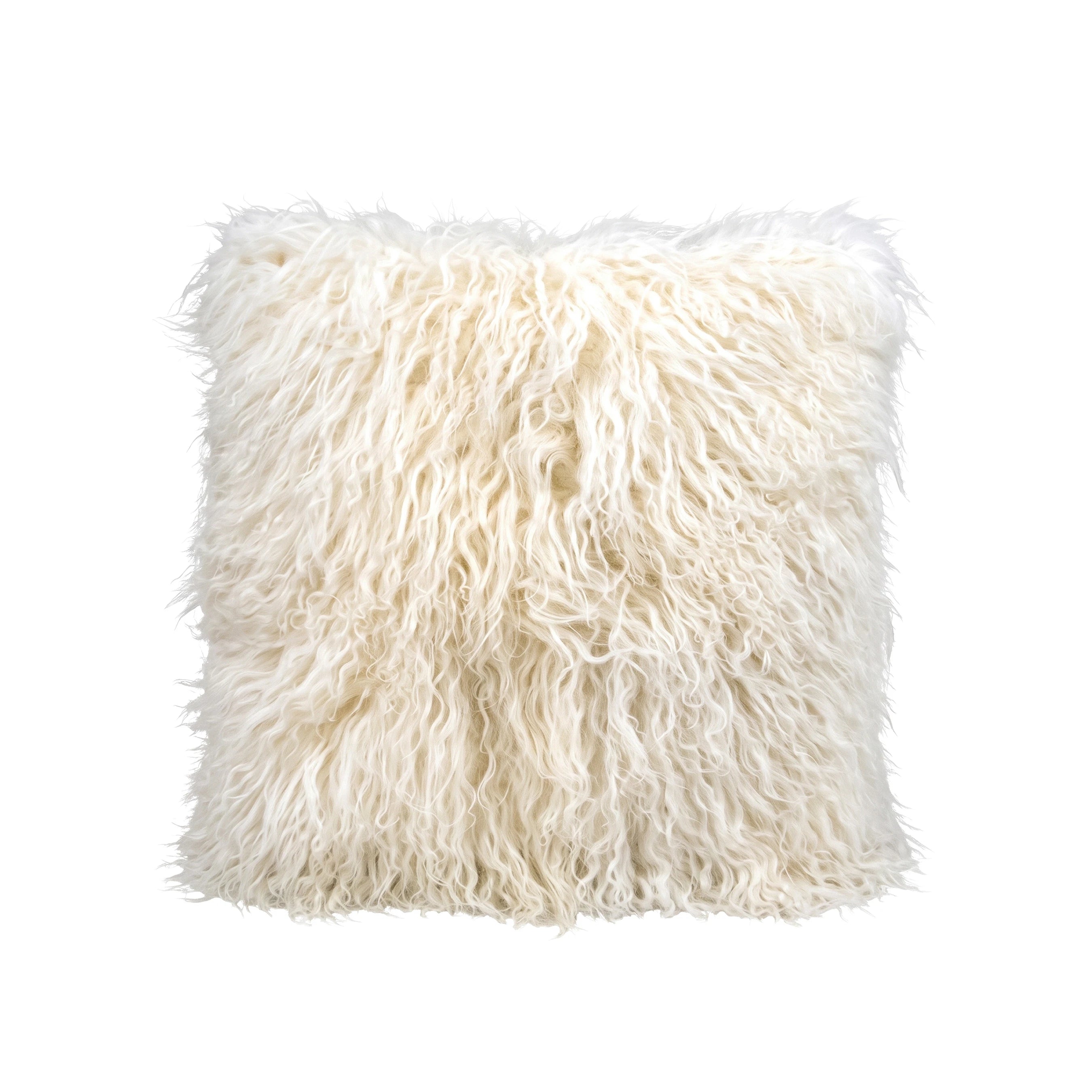 Mongolian Genuine Sheepskin Cushion