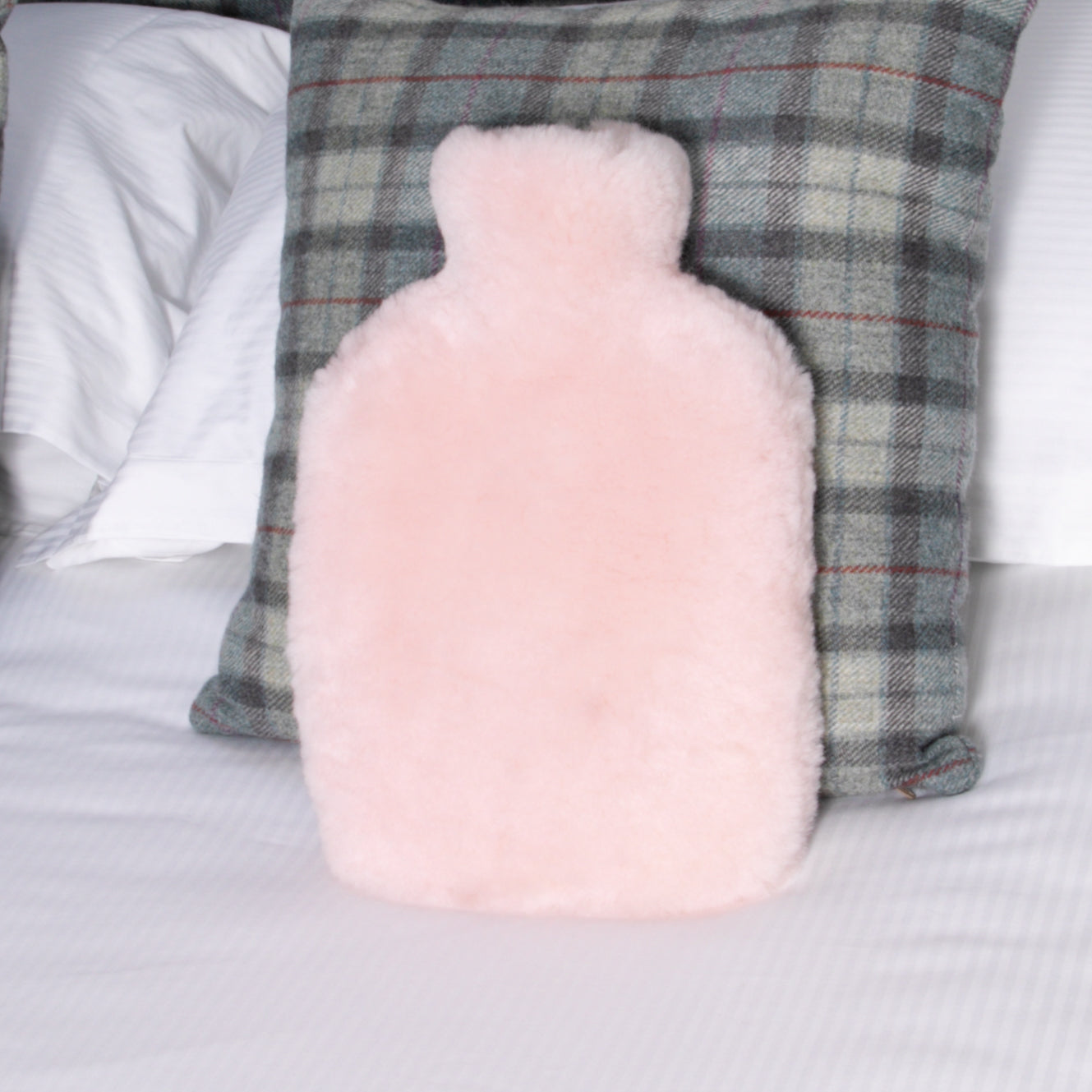 Pink Sheepskin Hot Water Bottle