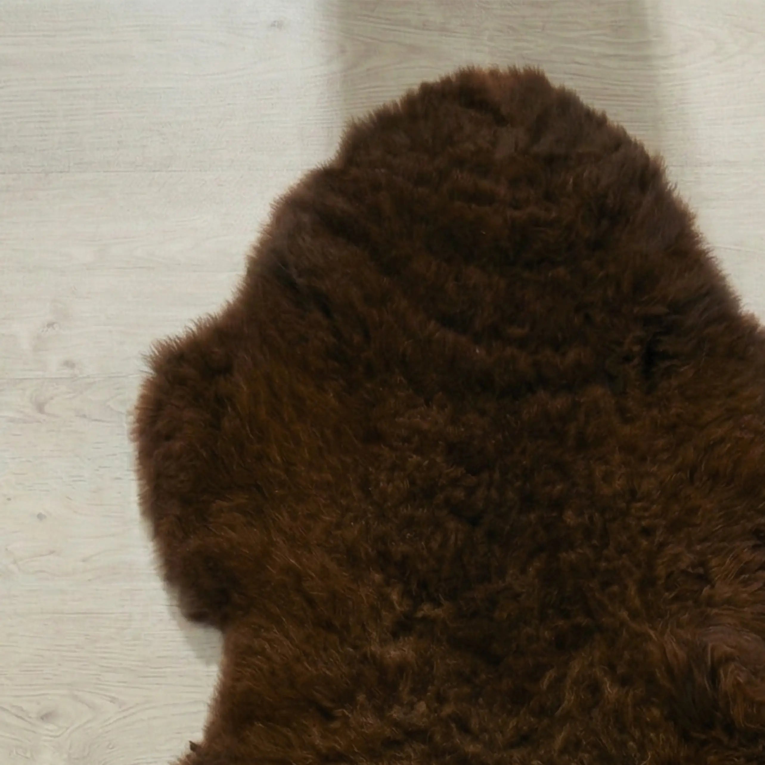 Brown British Sheepskin Rug