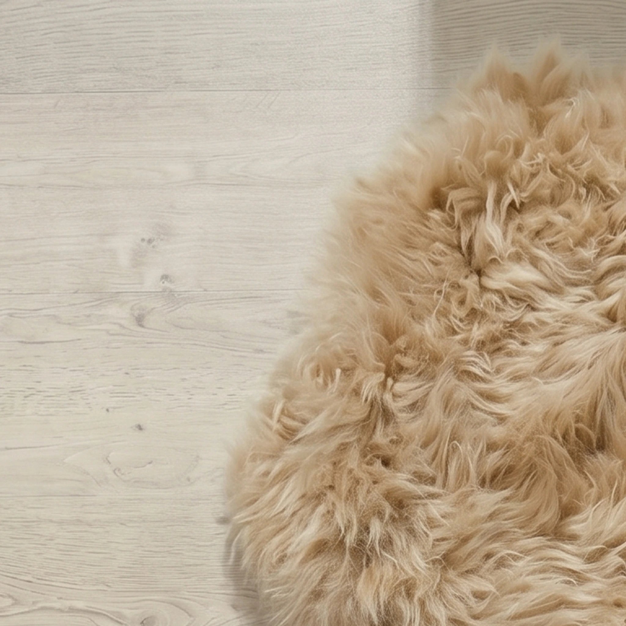 Champagne Beige Octo Sheepskin Rug