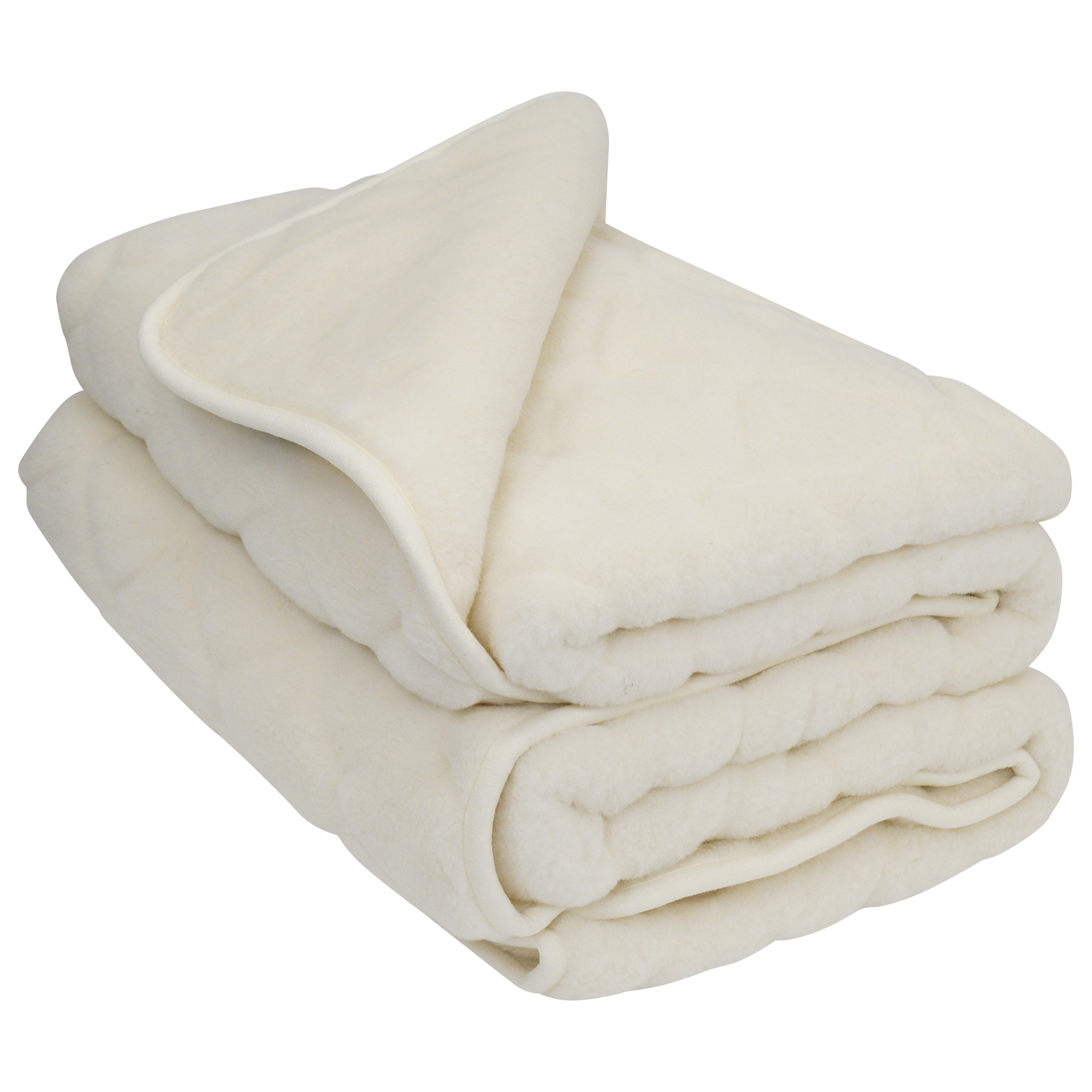 Cashmere Wool Quilt - Natural Shapes