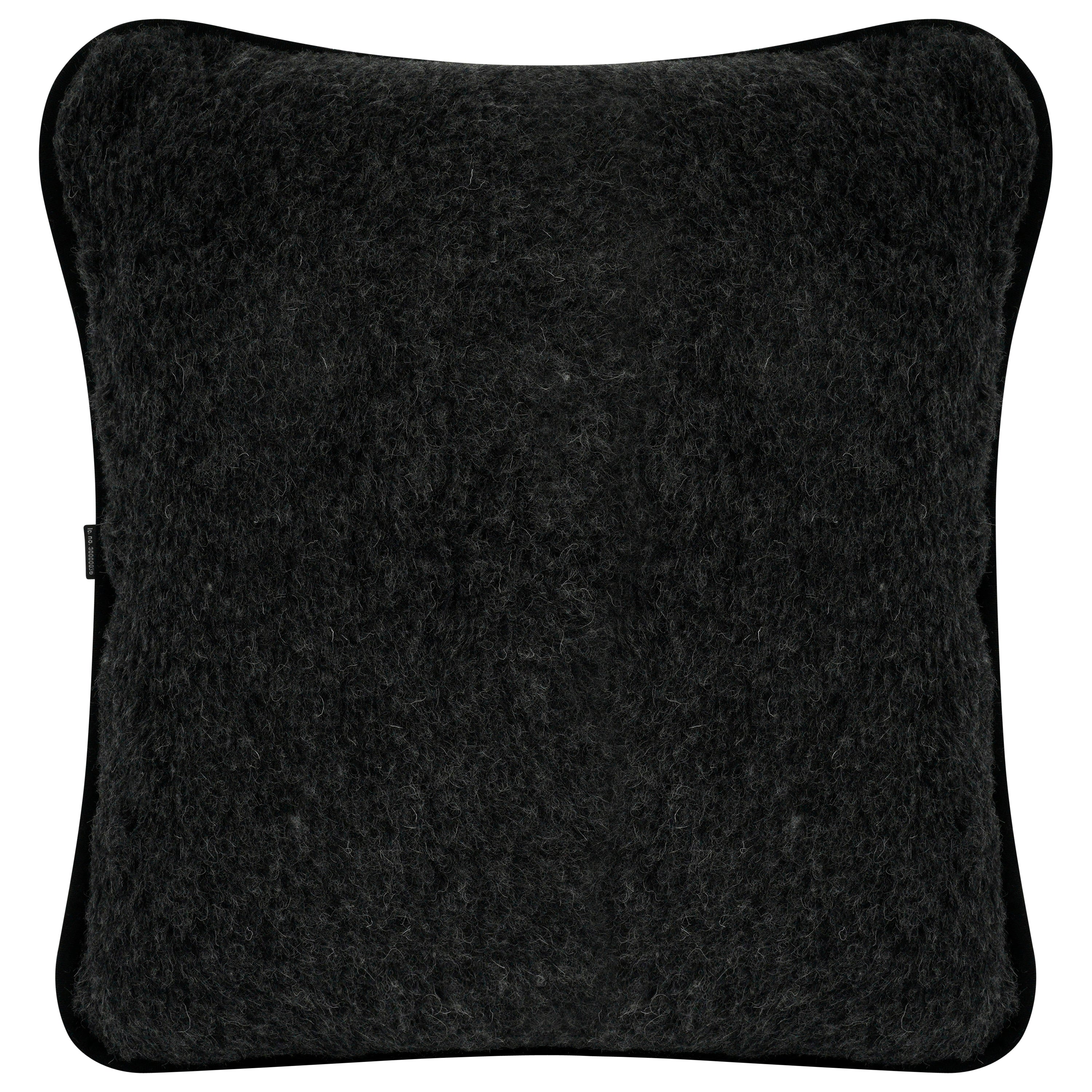 Merino Wool Pillow - Black