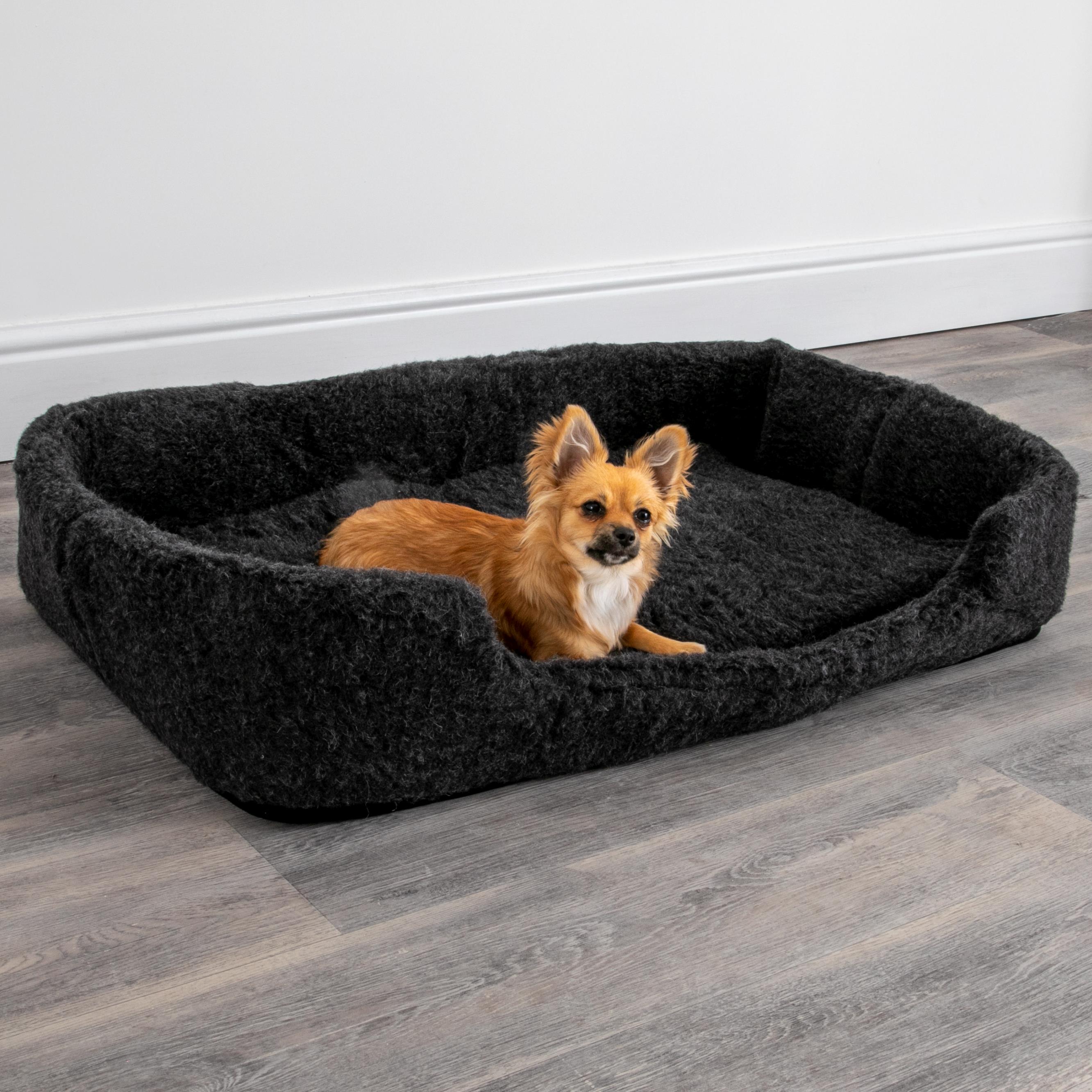 Merino Wool Pet Bed - Black (M/L)